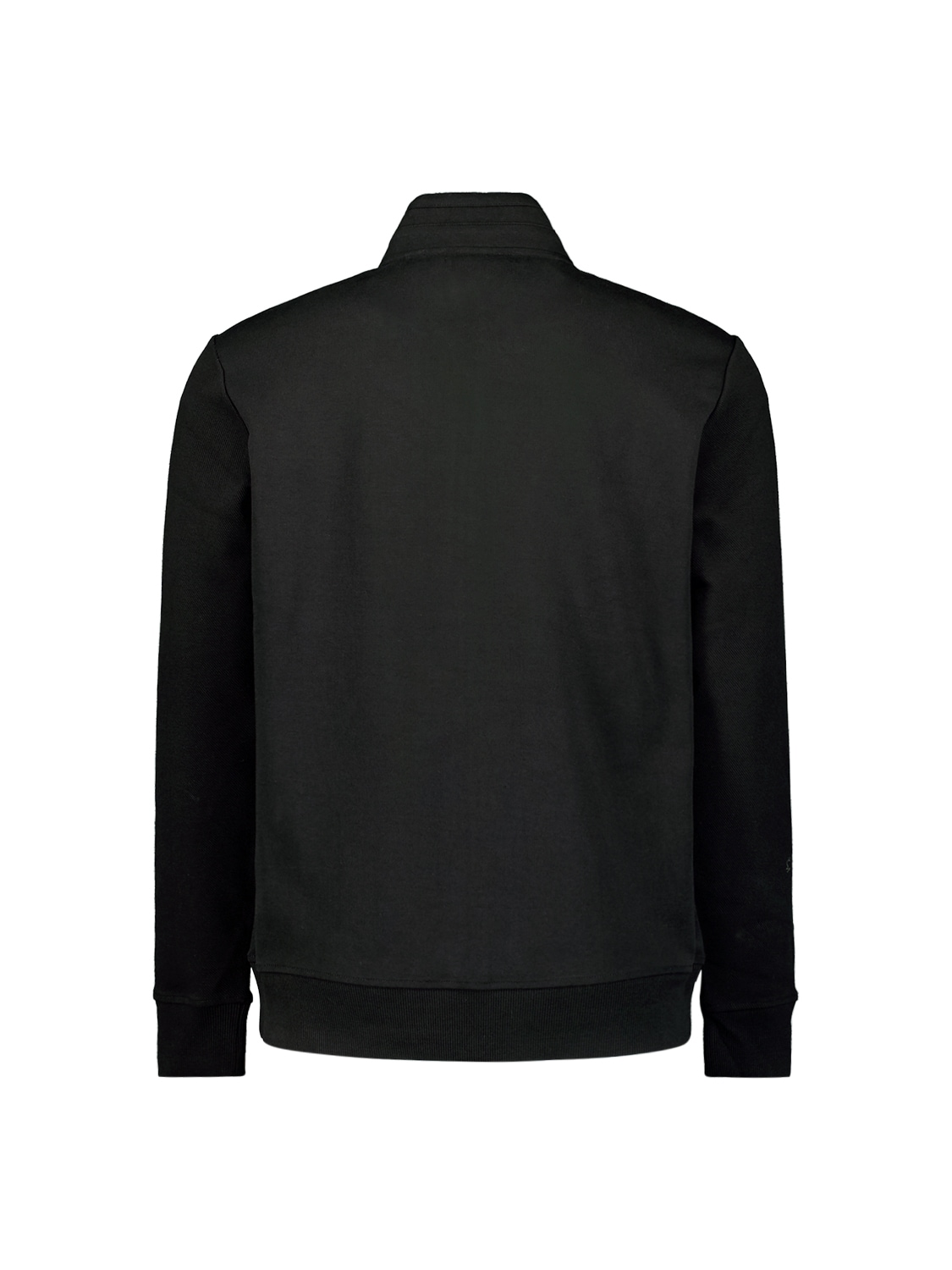 NO EXCESS Sweater »No Excess Weste mit Twill-Jacquard und Reißverschluss«