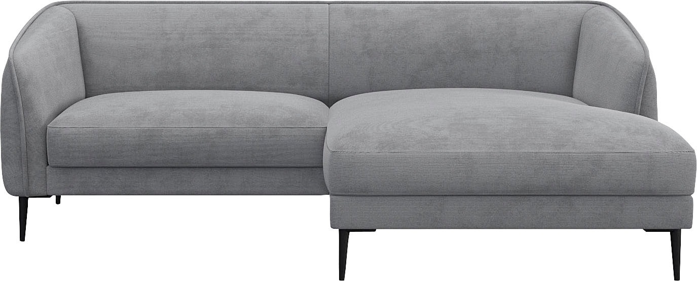 FLEXLUX Ecksofa "Belle Designsofa, bequem durch Kaltschaum im Sitz, OTTOs C günstig online kaufen
