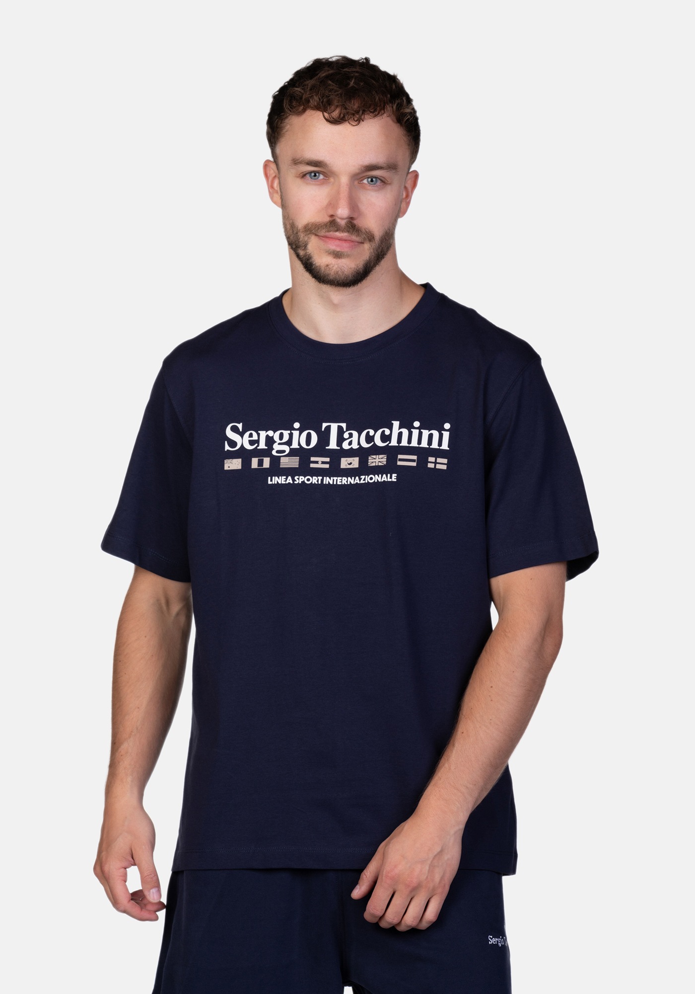 Sergio Tacchini T-Shirt »MONDA Herren«, T-Shirt Herren, kurzarm Hemd, Trikot, Sportshirt, Outdoor, Sale