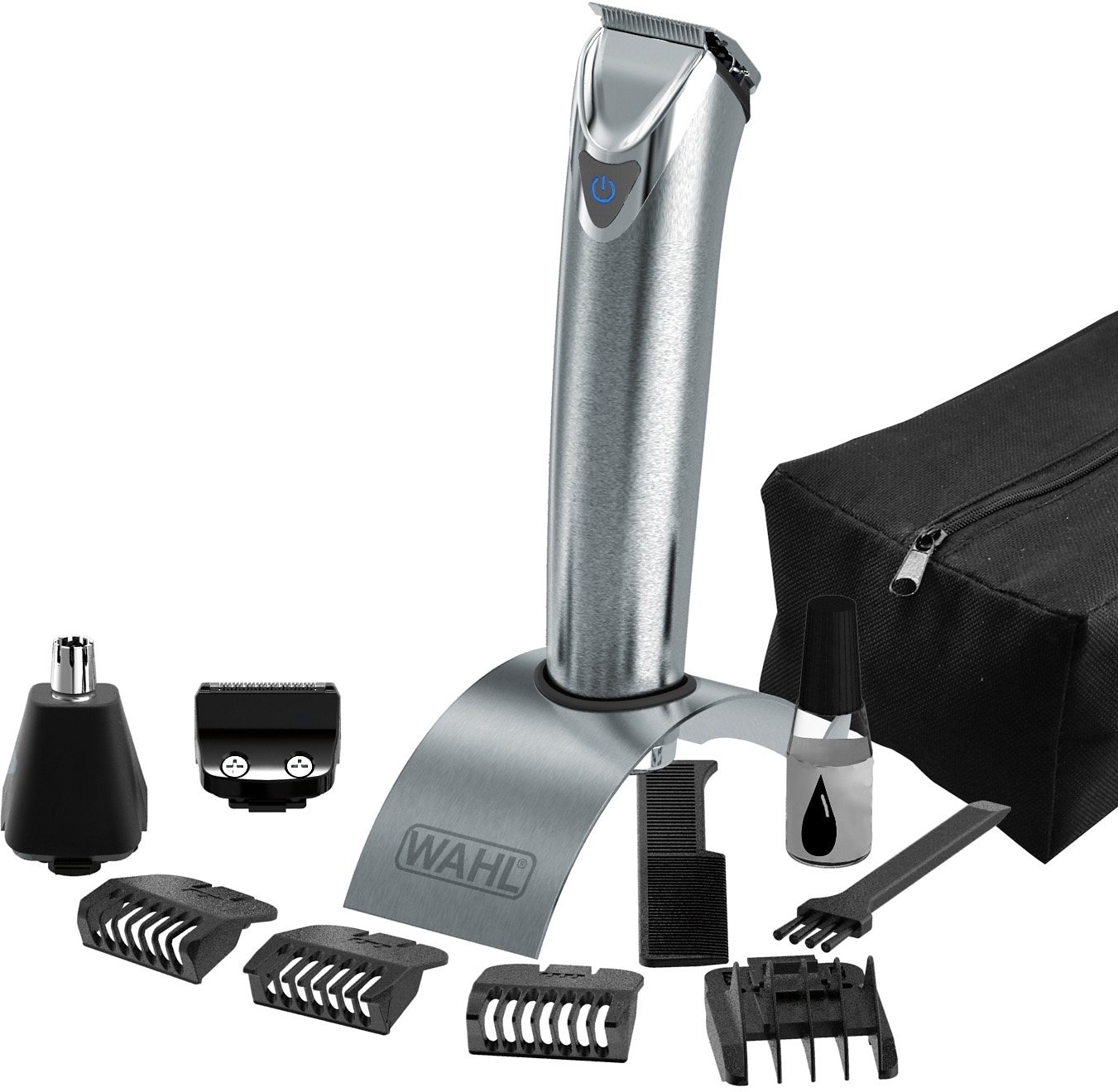 Wahl Bartschneider »9818-116 Stainless Steel«, 6 Aufsätze, Vollmetallschneidsatz