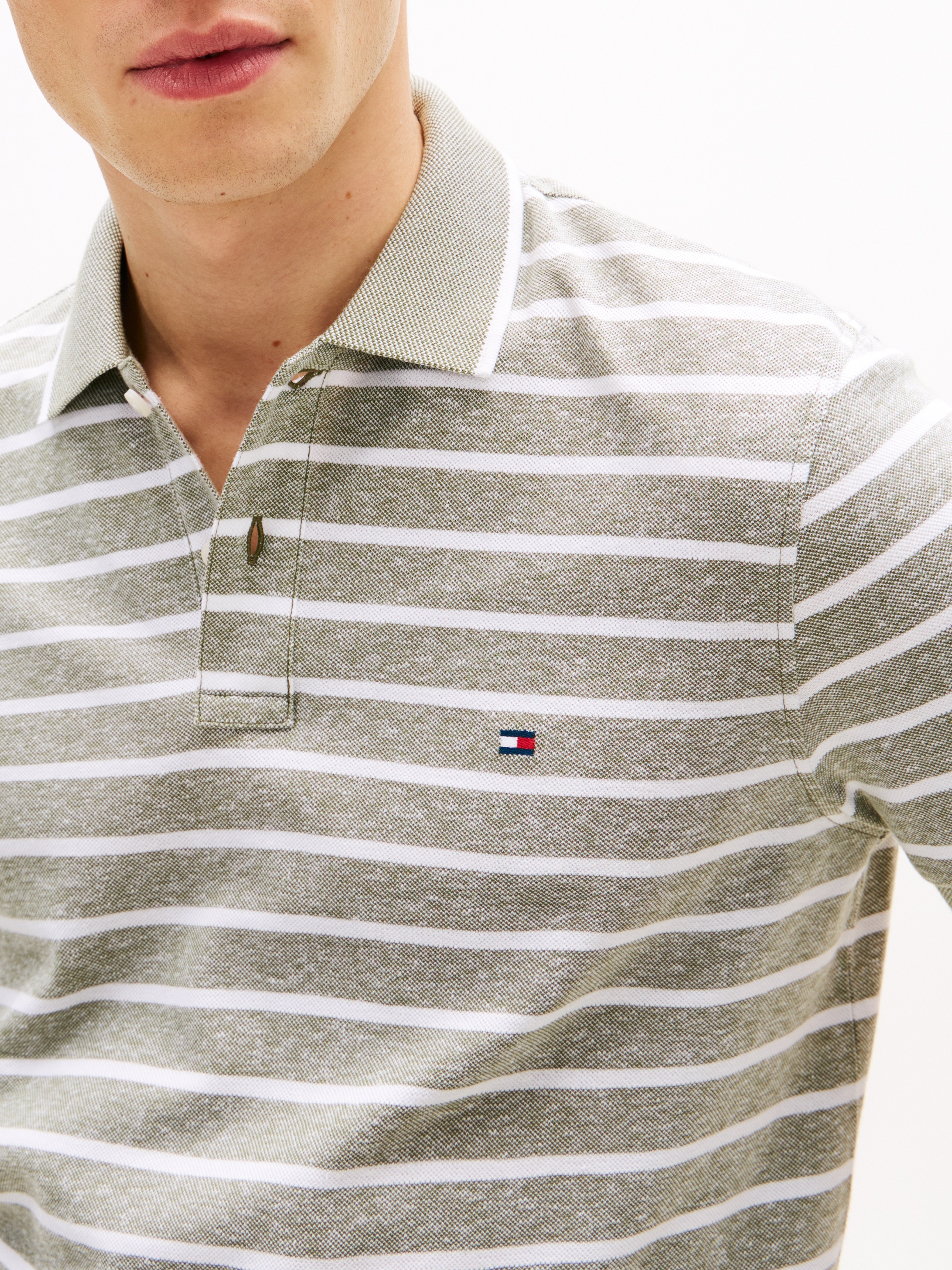 Tommy Hilfiger Poloshirt "LINEN PIQUE REGULAR" günstig online kaufen