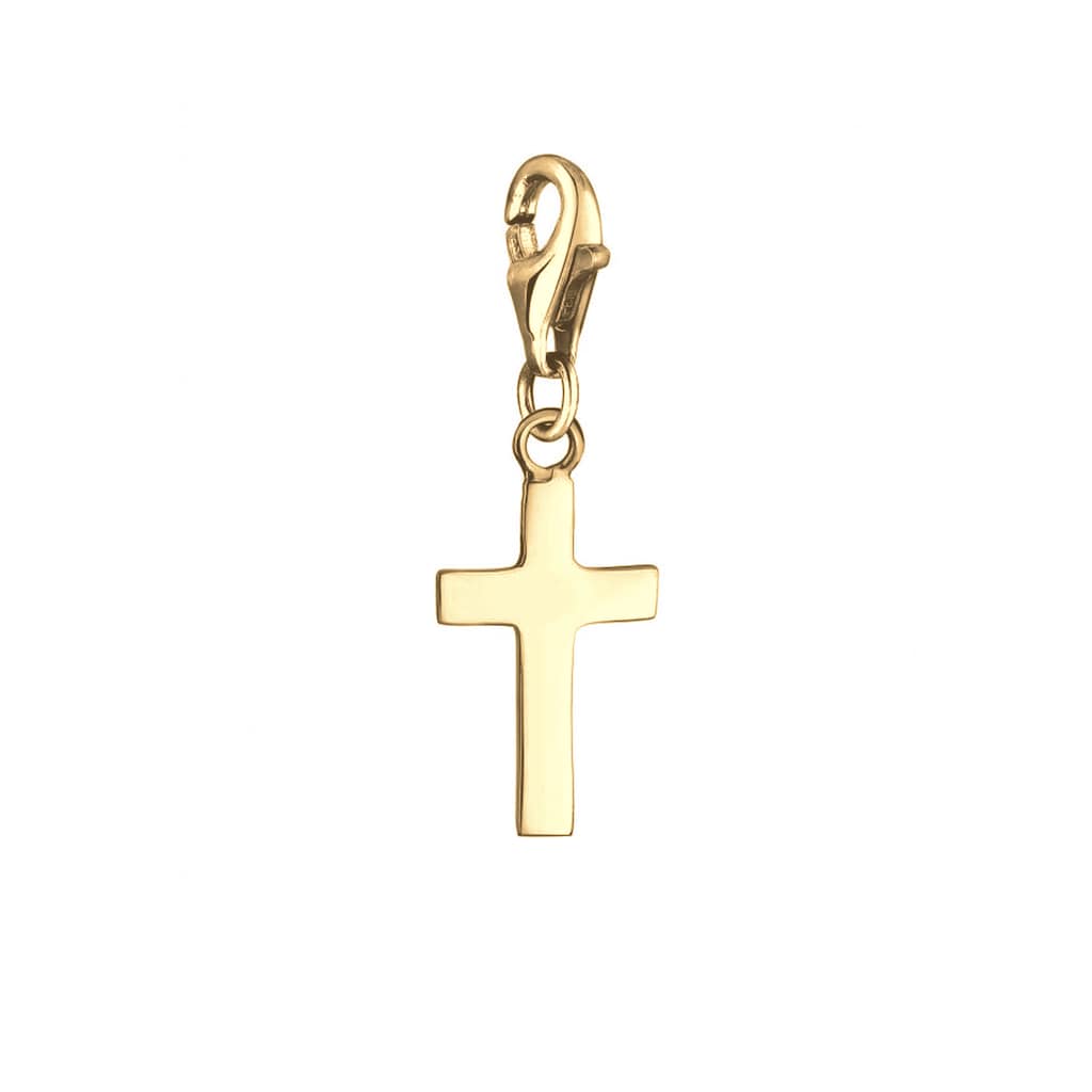 Nenalina Charm-Einhänger »Kreuz Symbol Anhänger Kommunion 925 Silber«