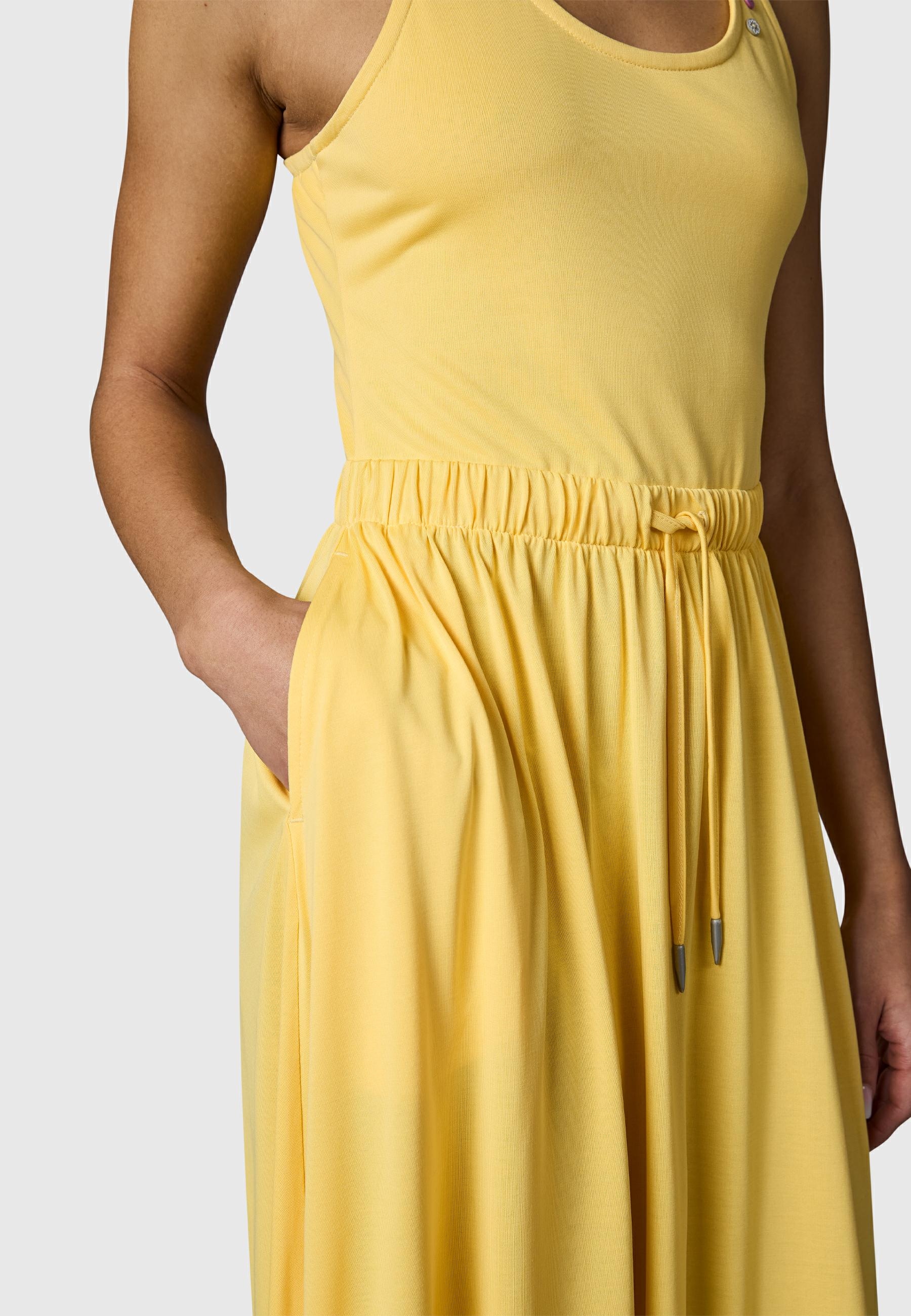 Ragwear Shirtkleid »Mauglia YOUMODO« Eingrifftaschen Sommerkleid mit Trägern und Taillenzugband