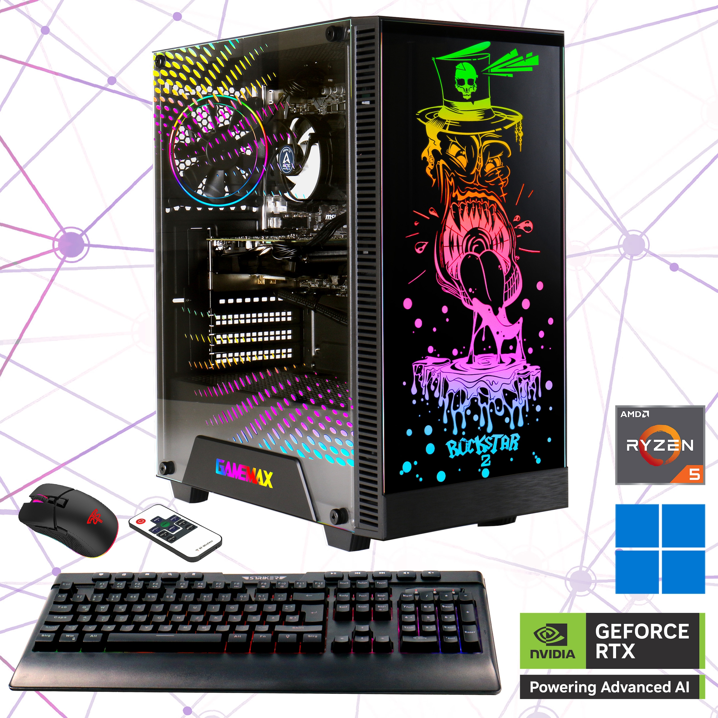 Gaming-PC »Rockstar 7365«, DDR5 RAM, Windows 11