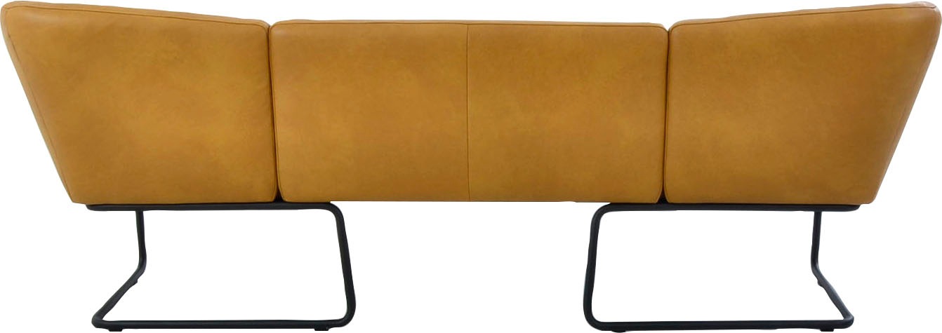 K+W Komfort & Wohnen Polsterbank »Mikkado Tube«, in abgerundeter Form, Rundrohrkufe lang, in 2 Breiten 192 oder 242 cm