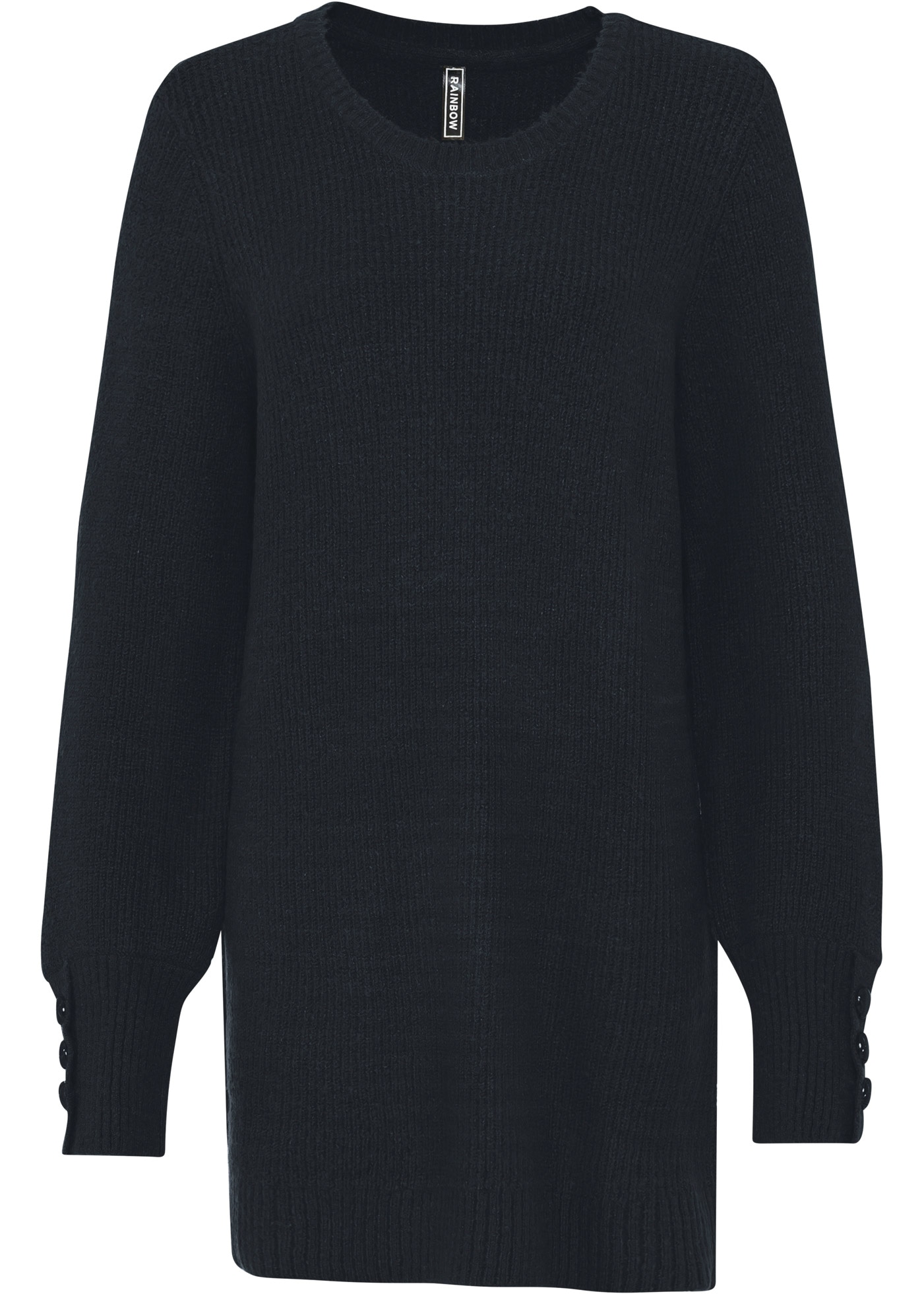bonprix Longpullover »Longpullover mit Knöpfen« Longpullover mit Knöpfen