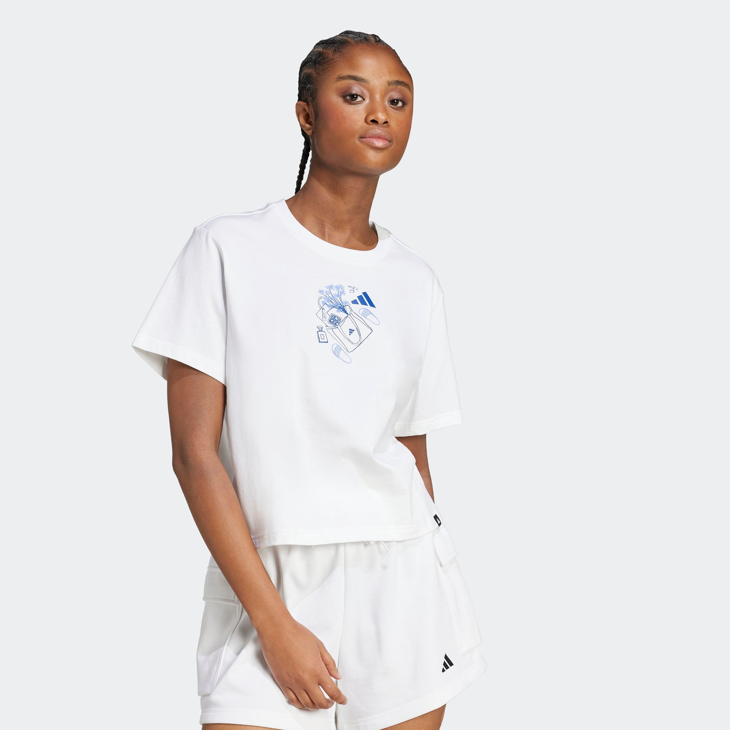 adidas Sportswear T-Shirt "W MINI T" sportlicher Stil, kurze Ärmel, ohne Ve günstig online kaufen