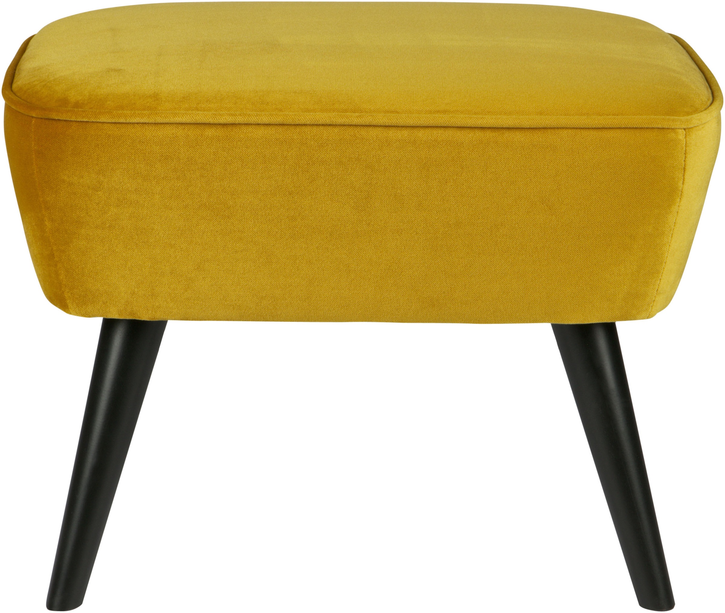WOOOD Hocker "Sara", mit Samtstoff gepolstert, rechteckige Form, H 41 cm x günstig online kaufen