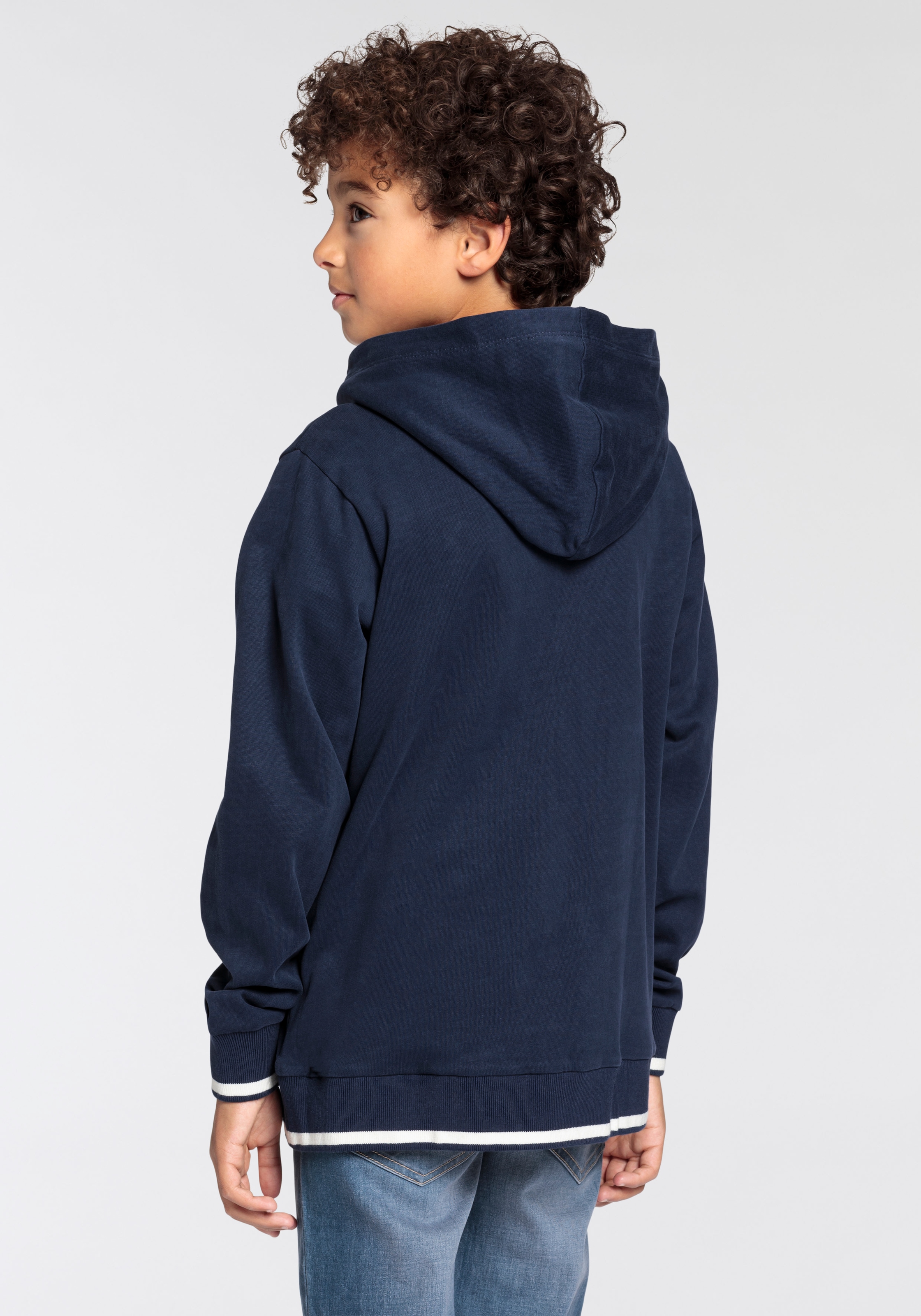 DELMAO Kapuzensweatshirt »für Jungen«, Logo-Sweathirt der neuen Marke Delmao  online kaufen | BAUR