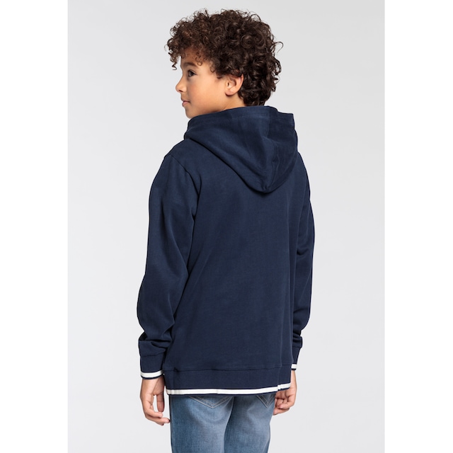 DELMAO Kapuzensweatshirt »für Jungen«, Logo-Sweathirt der neuen Marke Delmao  online kaufen | BAUR