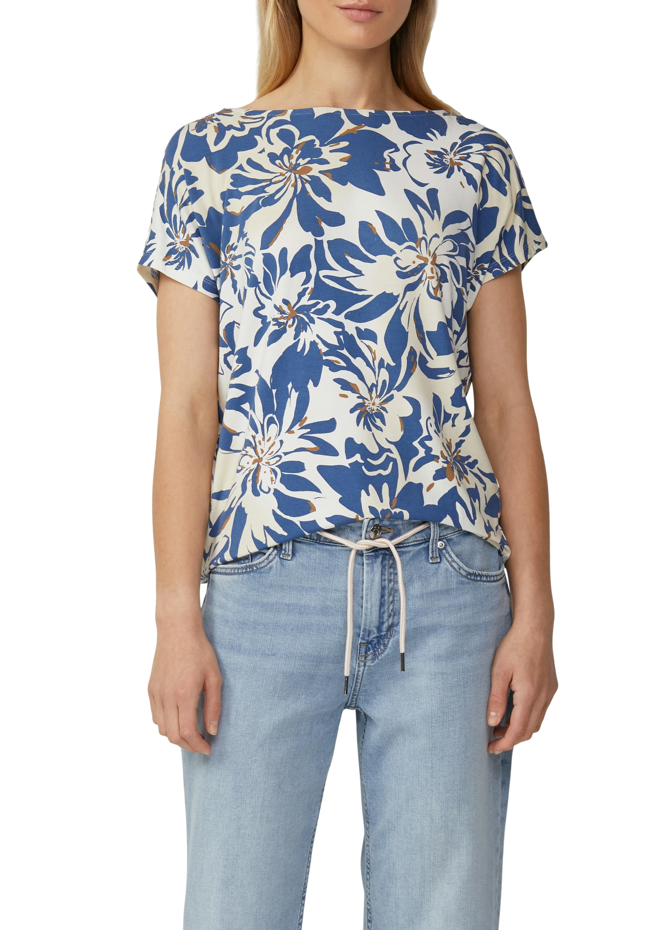 s.Oliver T-Shirt, mit All-Over Print günstig online kaufen