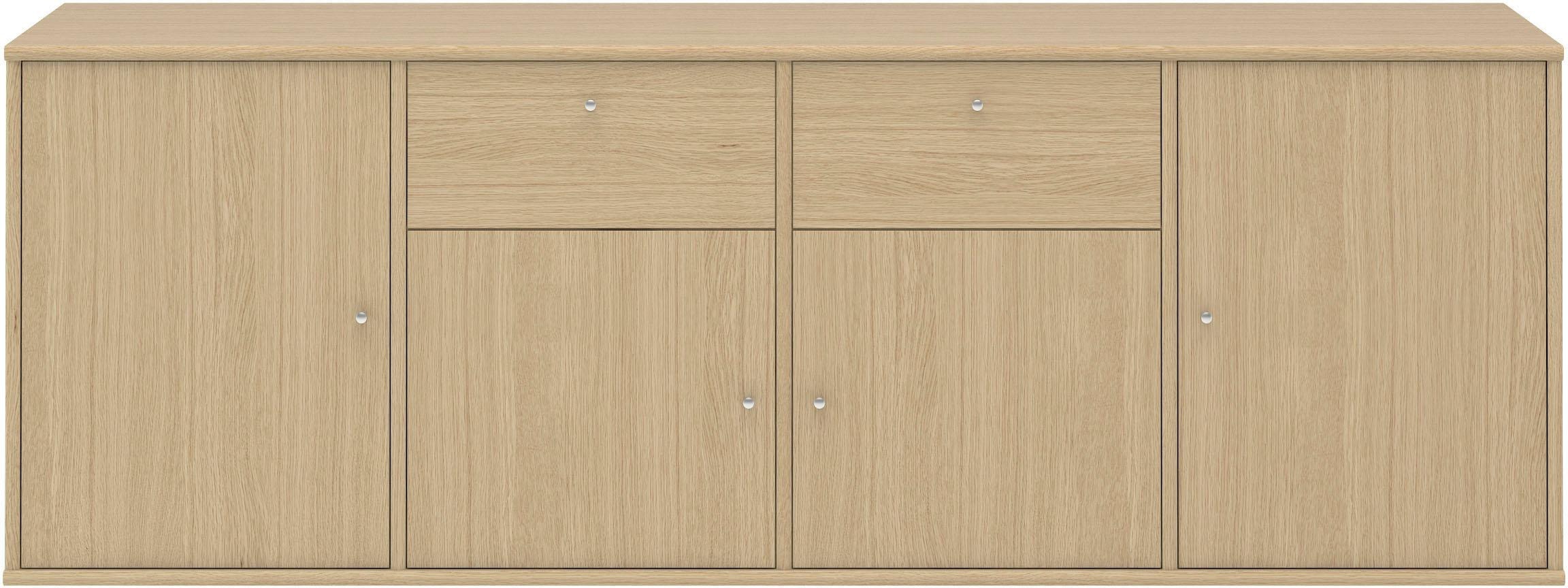 Hammel Furniture Sideboard »Mistral, Hochwertig Schrank, hängend/stehend montierbar«, mit Türen und Schubladen, B: 177 cm, anpassungsbar Designmöbel