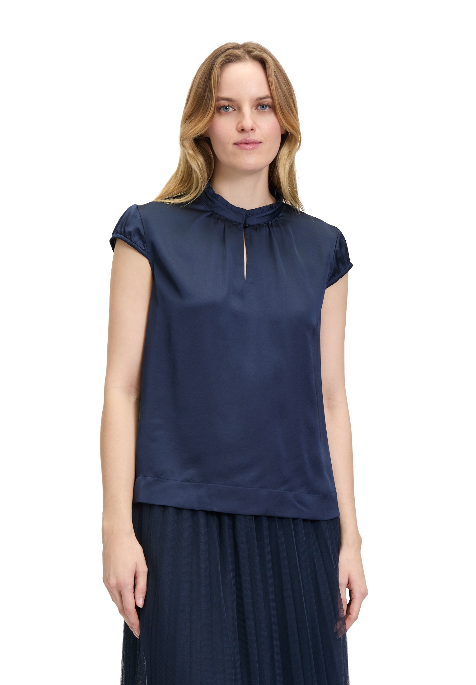 Betty&Co Schlupfbluse "Betty & Co Damen Schlupfbluse kurzarm" günstig online kaufen