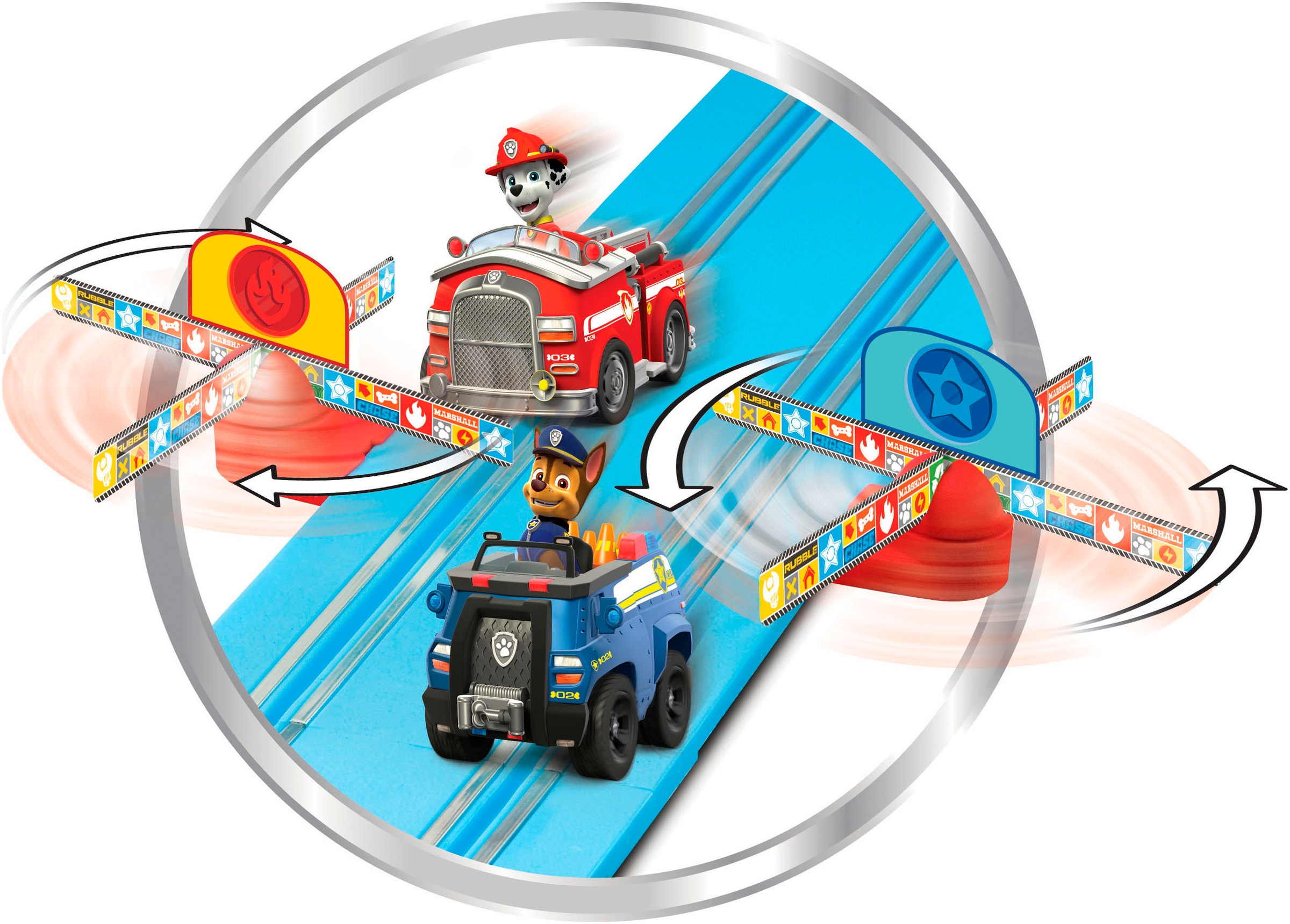 Carrera® Autorennbahn »Carrera First, Paw Patrol - On the Track«