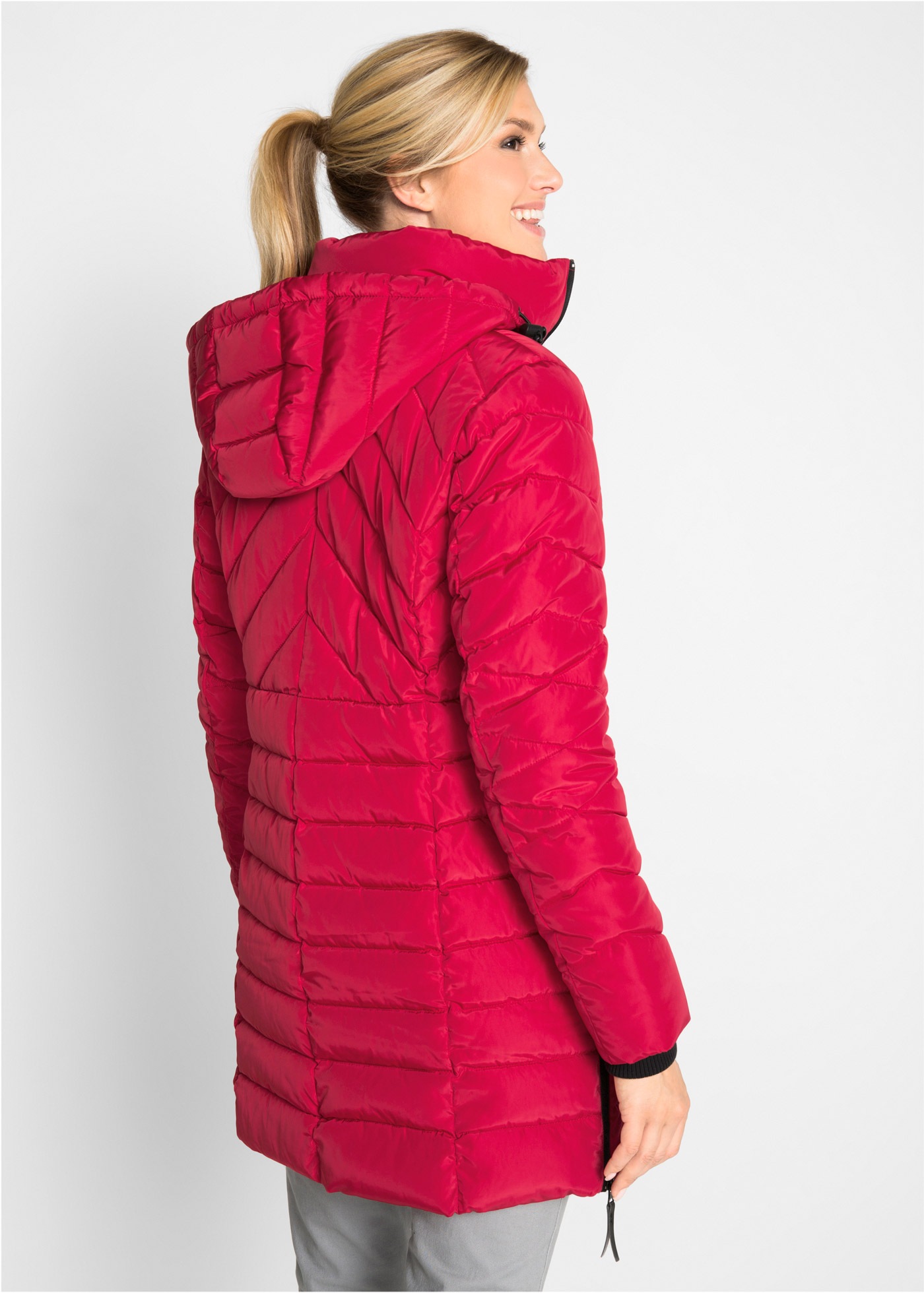 bonprix Steppjacke "Winterjacke" mit Kapuze wattierte Füllung, Regular Fit, günstig online kaufen