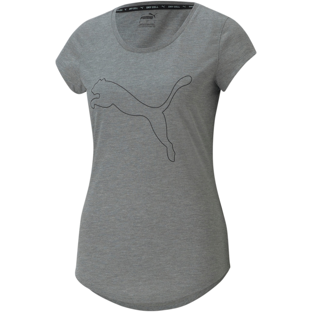 PUMA Trainingsshirt »PERFORMANCE HEATHER CAT TEE W«