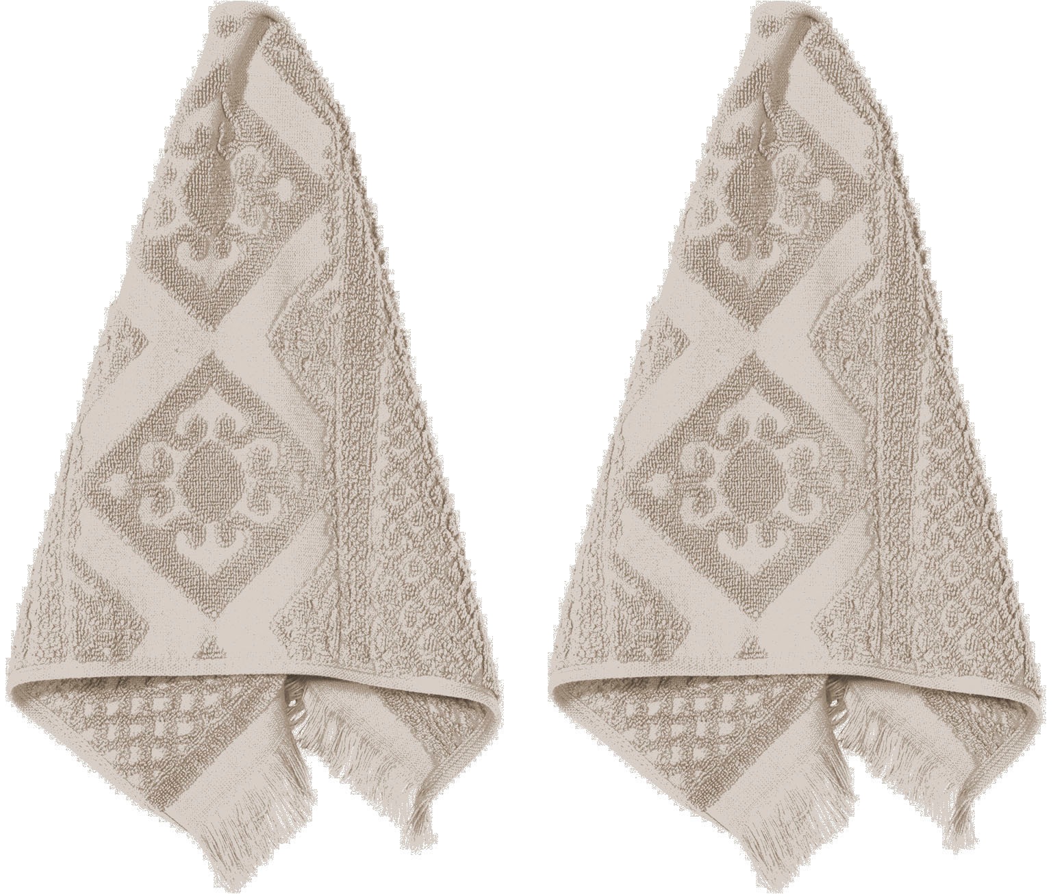 PAD Gästehandtuch "HARLEM, 30x50 cm" Made in Europe, Ton in Ton gestreift, günstig online kaufen