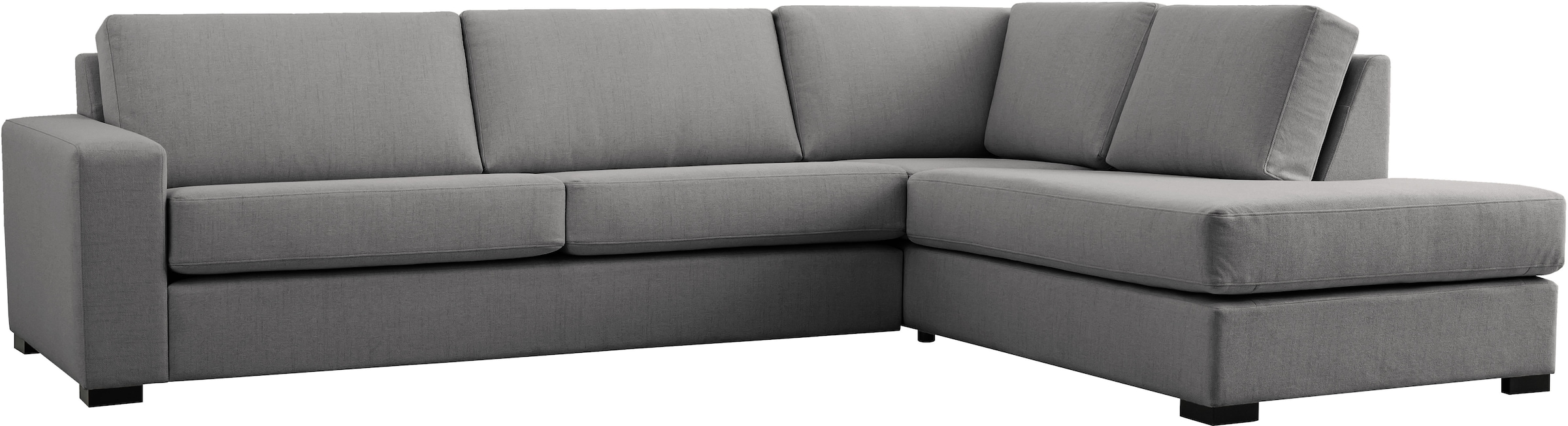 Home affaire Ecksofa »Branwell«, Breite 304 cm, Struktur fein, mit Wellenunterfederung
