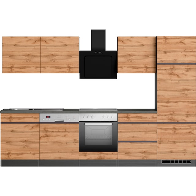 HELD MÖBEL Küche »Riesa«, Stellbreite 300 cm, wahlweise mit oder ohne  E-Geräte bestellen | BAUR