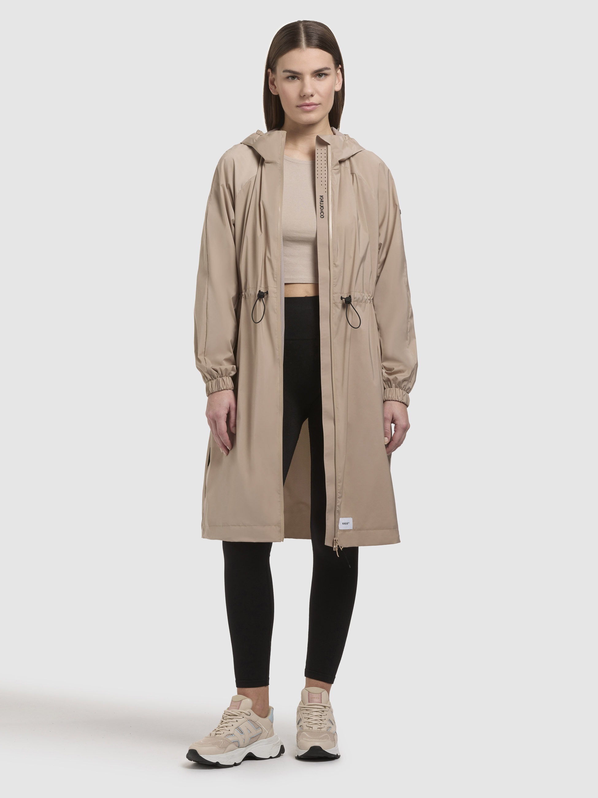 KHUJO TUULI Coat Beige Size XL 2