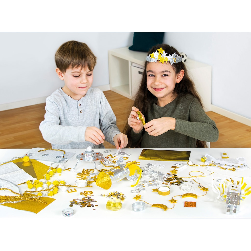 Lena® Kreativset »Bastelkoffer Gold & Silber«