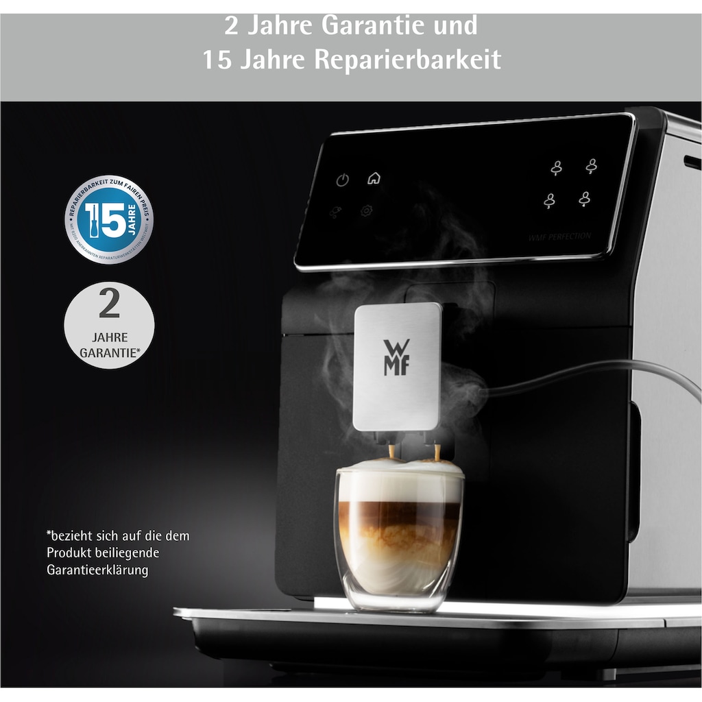 WMF Kaffeevollautomat »Perfection 860L CP853D15«, intuitive Benutzeroberfläche, perfekter Milchschaum, selbstreinigend