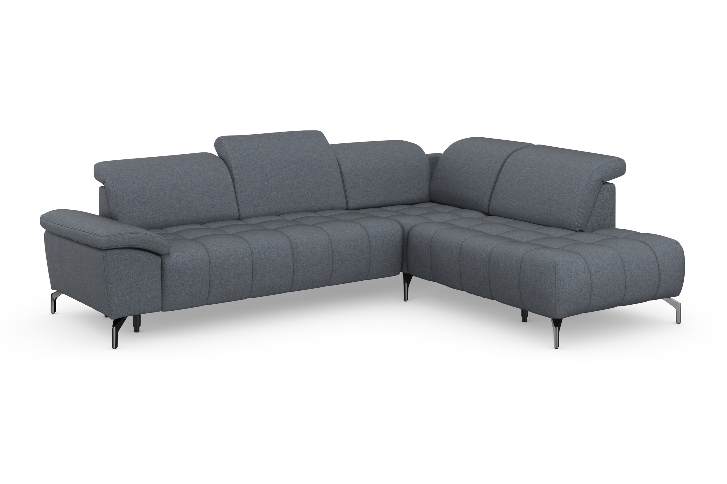sit&more Ecksofa »Cool L-Form«, wahlweise mit Kopfteilverstellung und Vorziehsitz motorisch