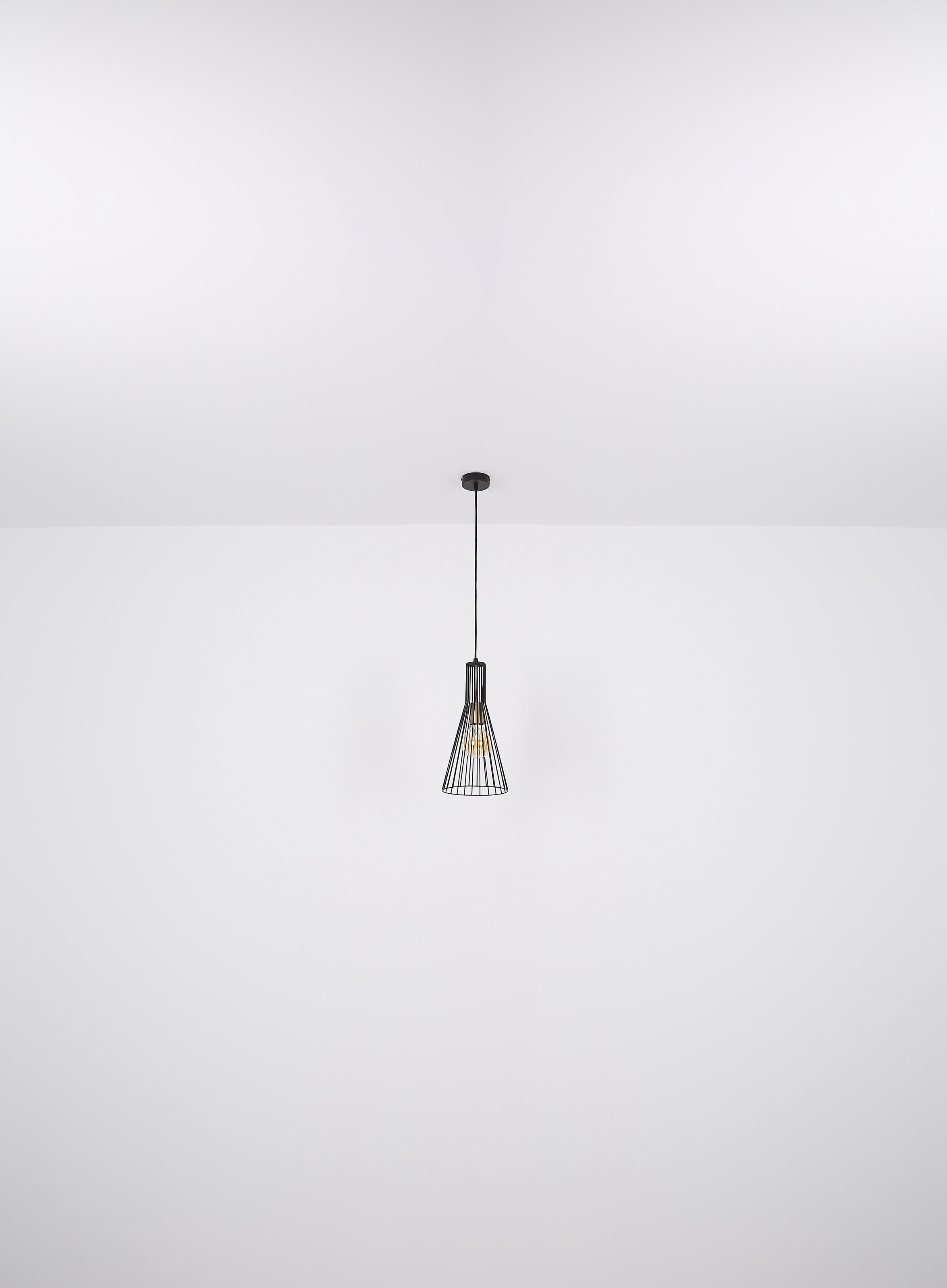 GLOBO LIGHTING Hängeleuchte »MILLI« E27 1 Stk. Hängelampe schwarz altmessing ø: 200mm Wohnzimmer Esszimmer