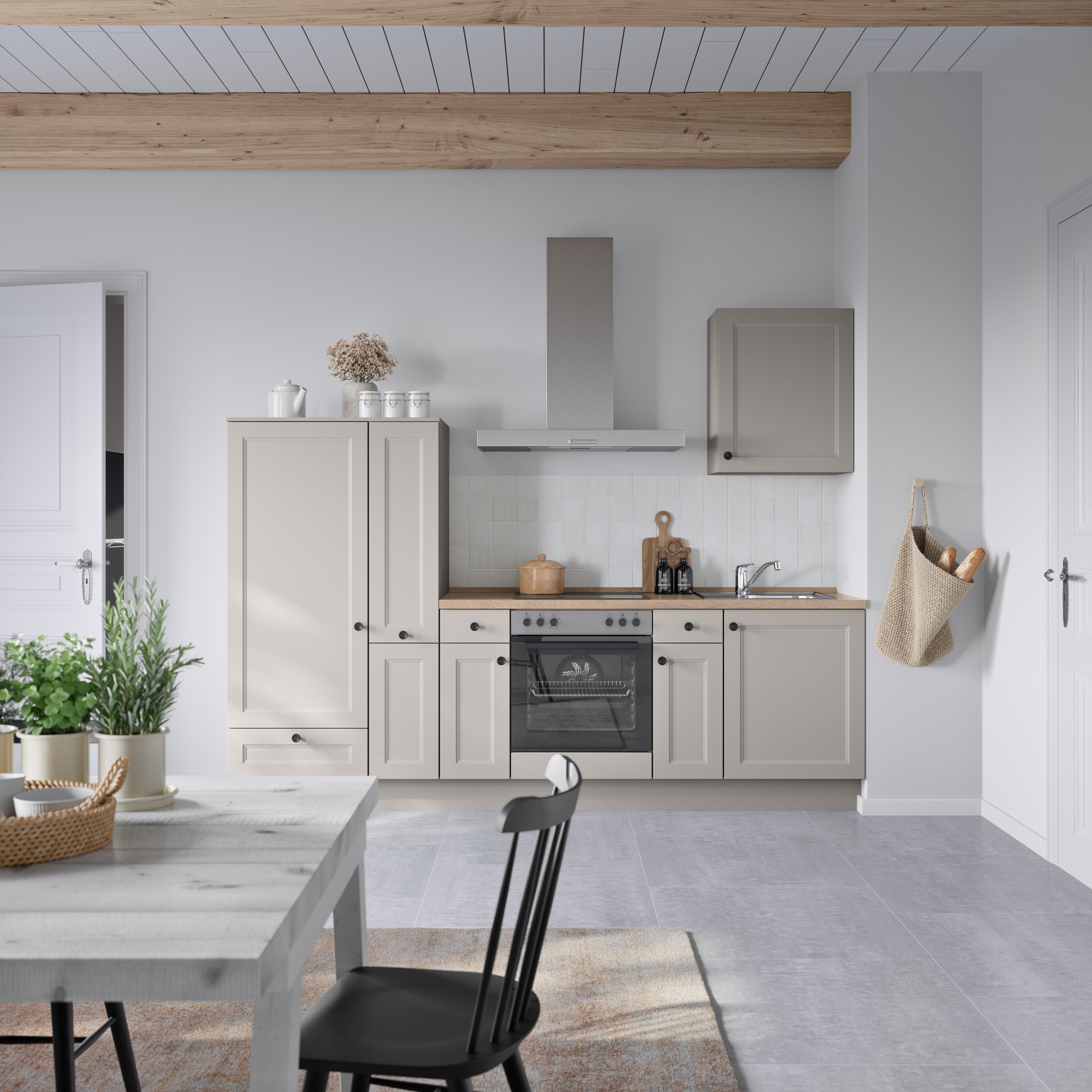 nobilia® Küchenzeile »"Cascada I"« vormontiert, Ausrichtung wählbar, Breite 270 cm, wahlw. mit E-Geräten