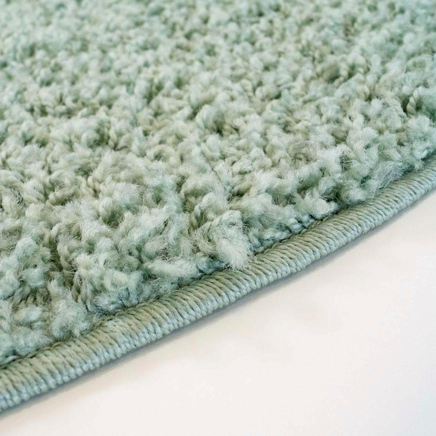 Carpet City Hochflor-Teppich »Pastell Shaggy300«, rund, Shaggy Hochflor Teppich, Uni-Farben, Weich