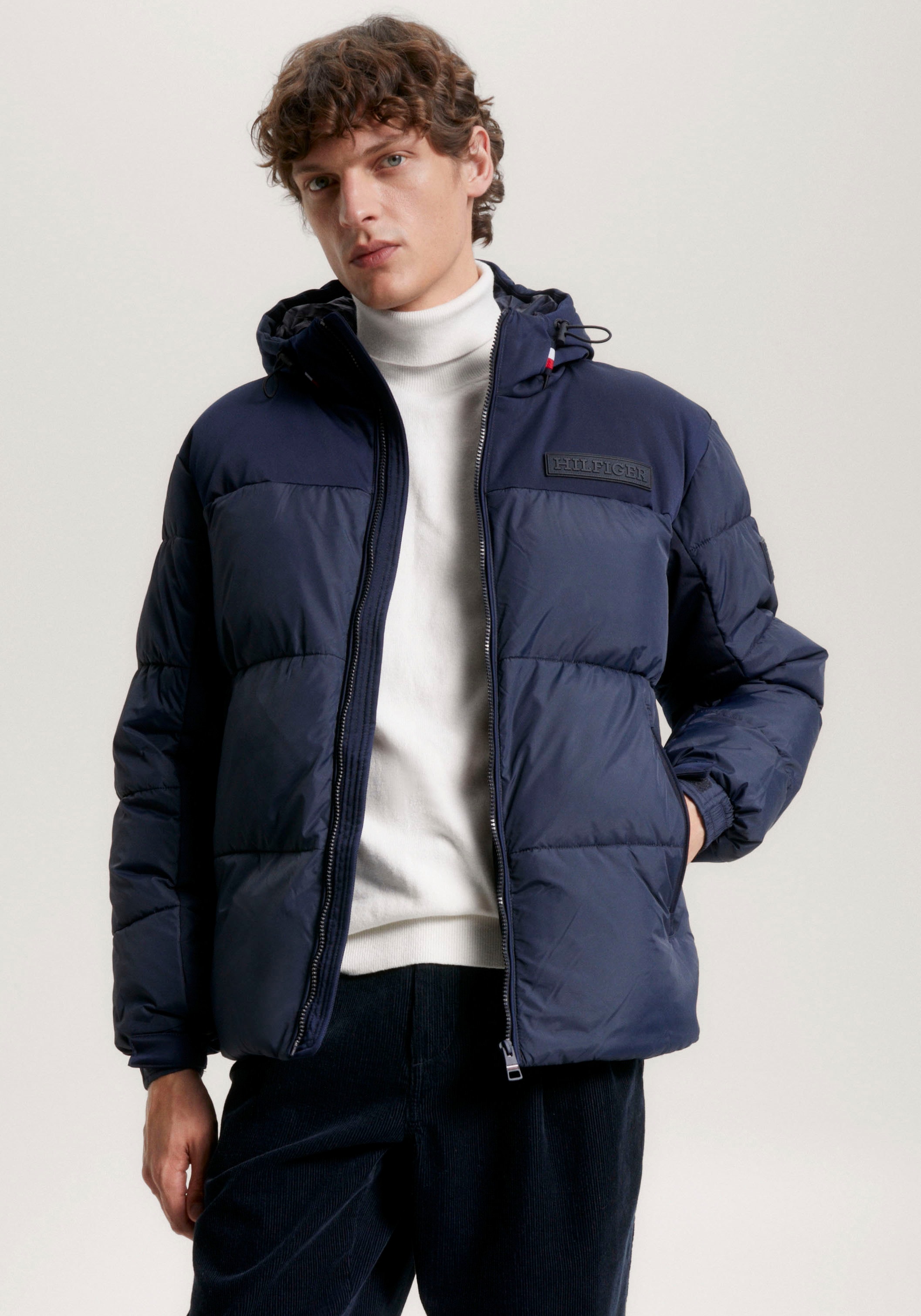 Tommy Hilfiger Steppjacke "NEW YORK HOODED JACKET", mit Kapuze günstig online kaufen