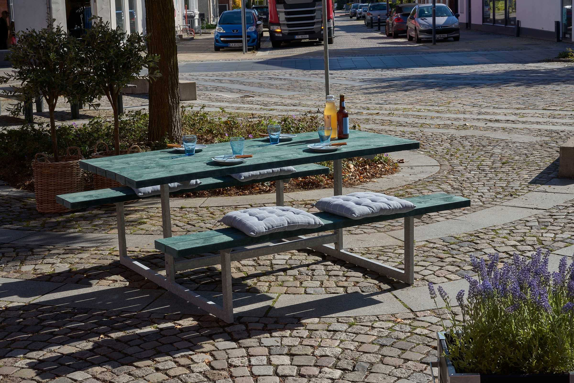 PLUS Garten-Essgruppe »»Basic« Kombimöbel«, (1 tlg.), 177x160x73/45 cm
