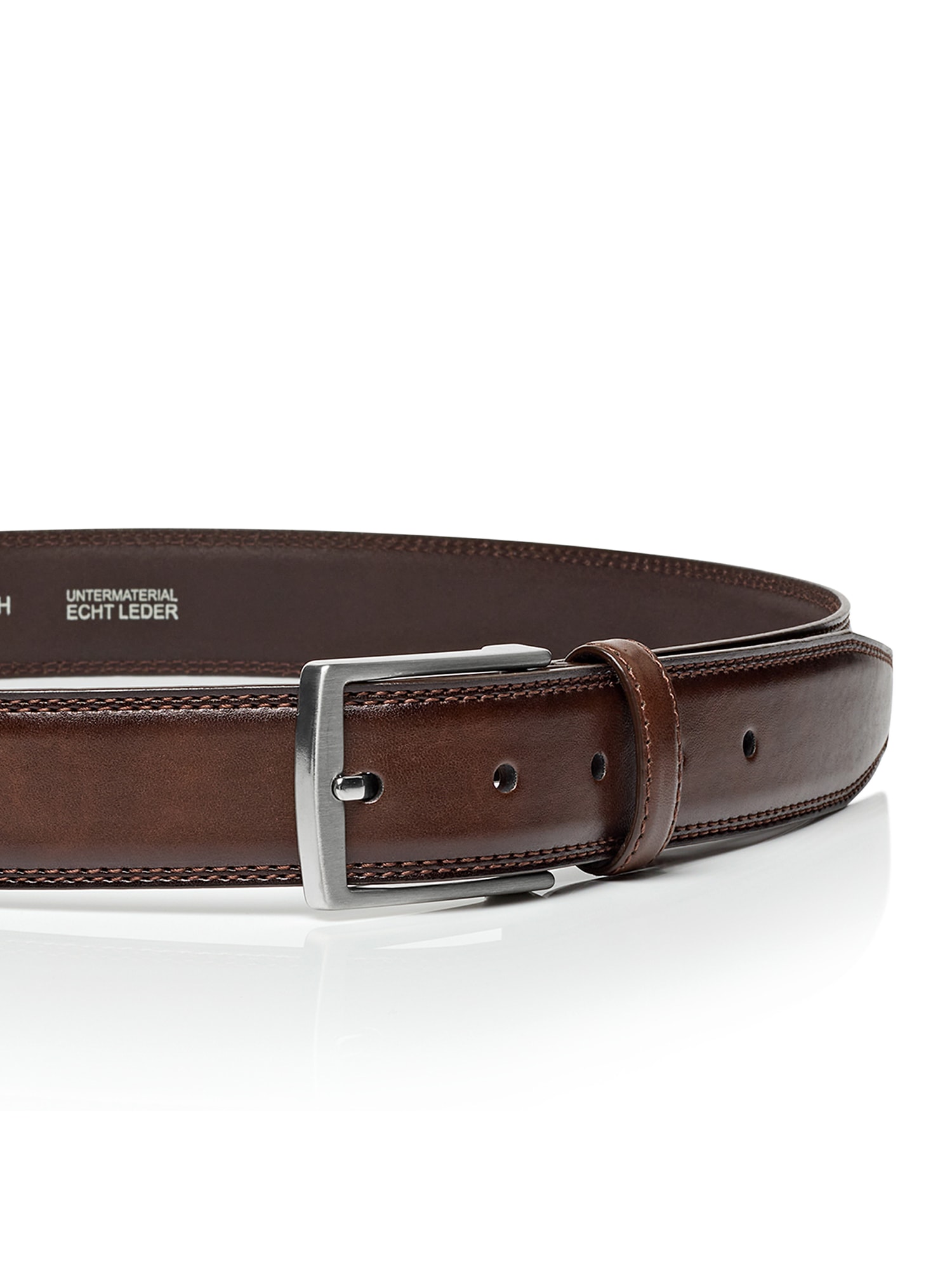 MONTI Synthetikgürtel »WIEN« 3,5 cm breit, Klassisch-Business, kürzbar, bis Gr. 150 cm