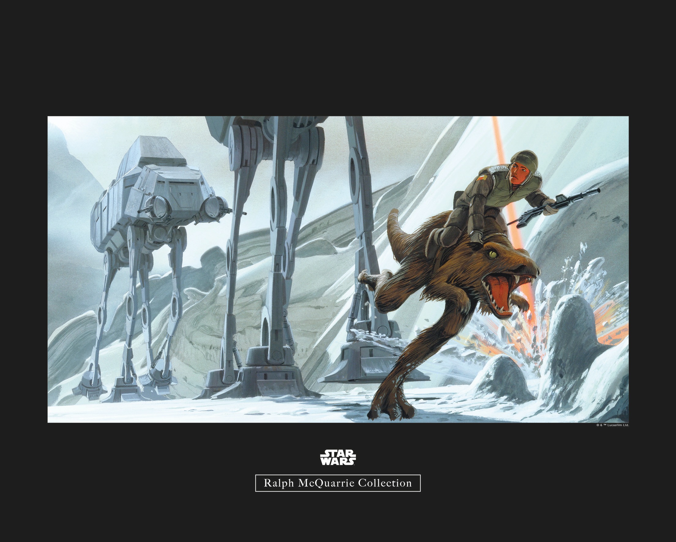 Komar Poster »Star Wars Classic RMQ Hoth Bat...