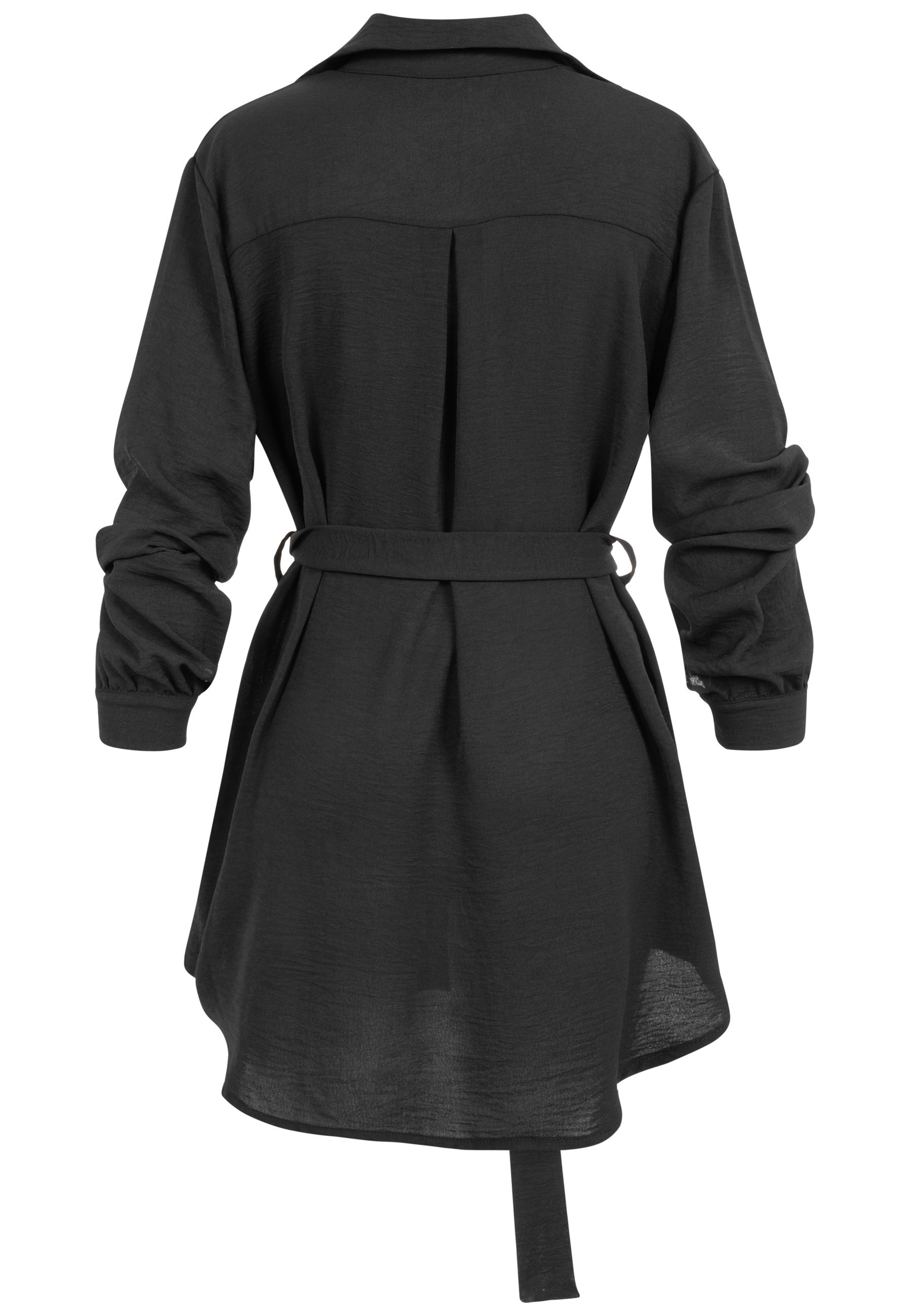 CLOUD 5IVE A-Linien-Kleid »CLOUD 5IVE Longsleeve Dress with tie-belt« 1 tlg.