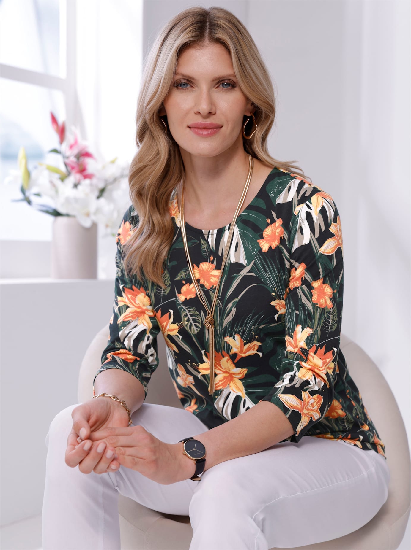 Classic Basics 3/4-Arm-Shirt "3/4-Arm-Shirt", 1 Stk. günstig online kaufen