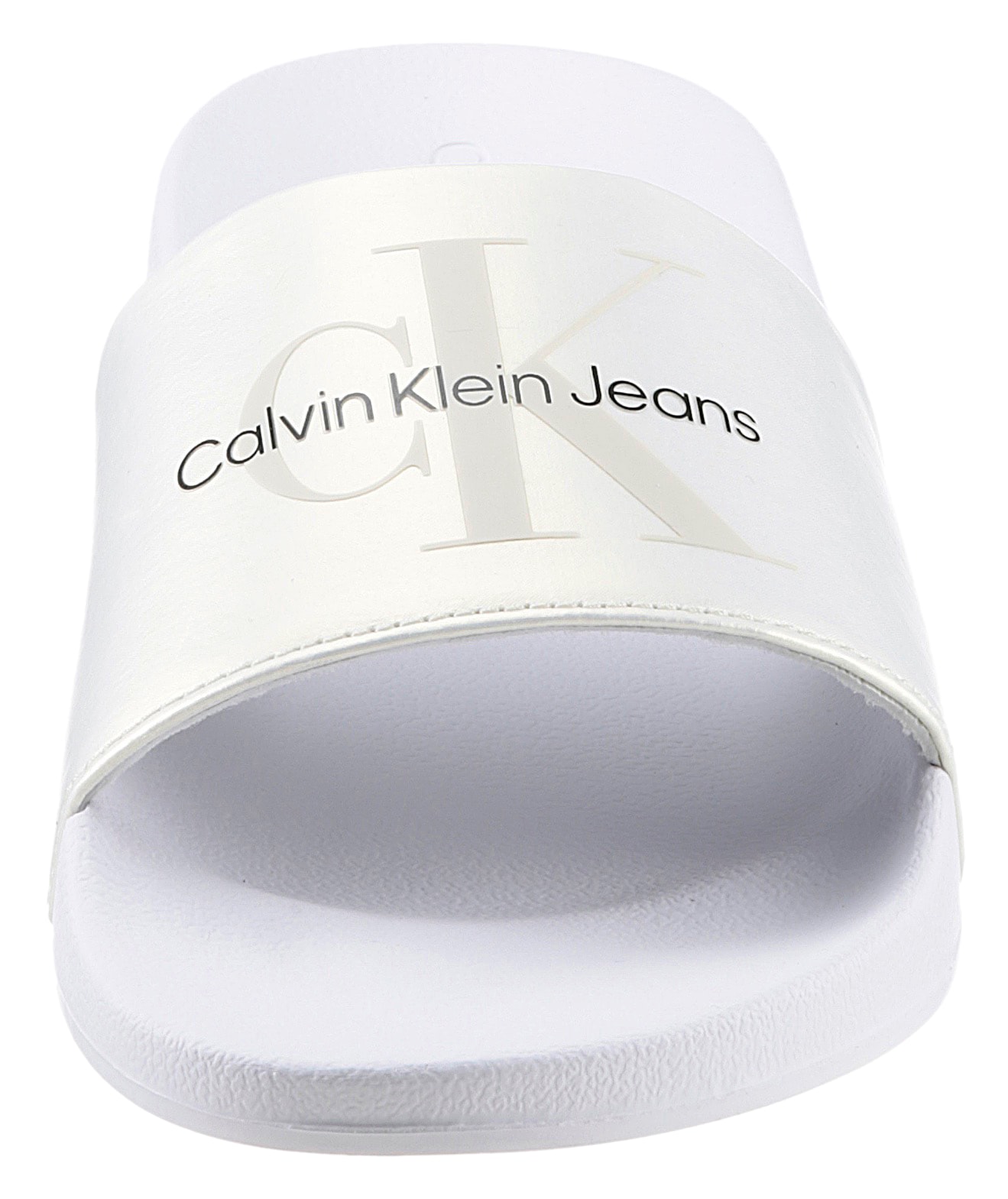 Calvin Klein Jeans Pantolette »SLIDE NY PEARL«, mit Logoschriftzug