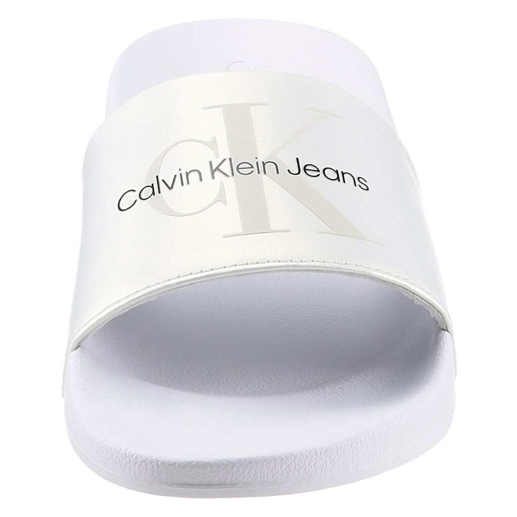 Calvin Klein Jeans Pantolette »SLIDE NY PEARL«