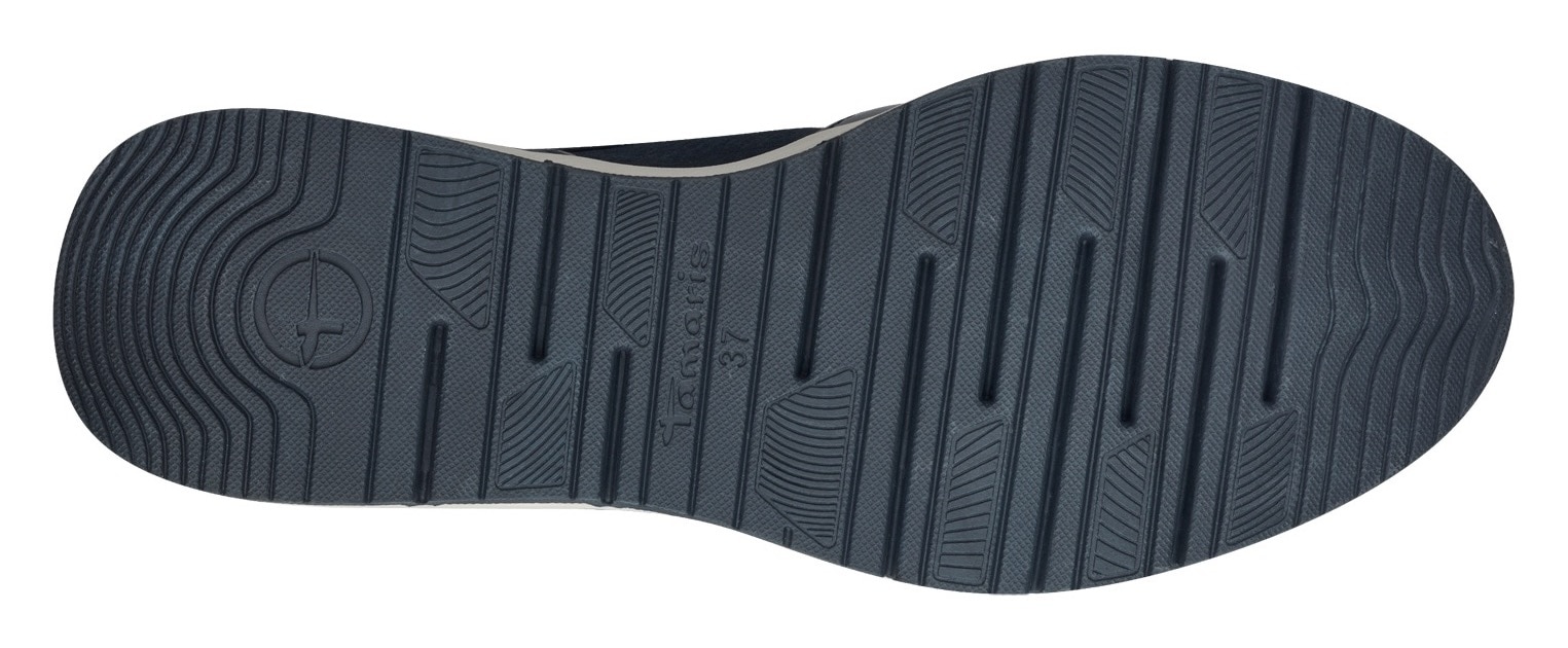 Tamaris Keilsneaker, Freizeitschuh, Halbschuh, Schnürschuh mit Außenreißverschluss