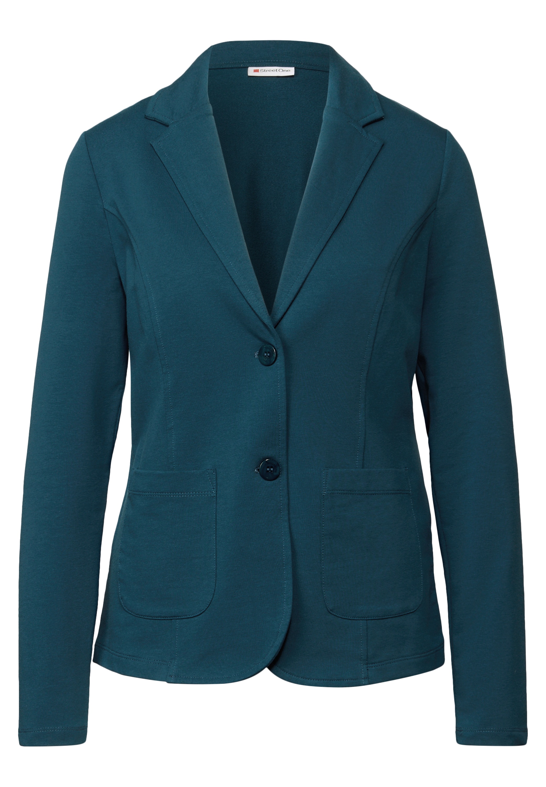 STREET ONE Kurzblazer, aus Baumwolle mit Stretchanteil