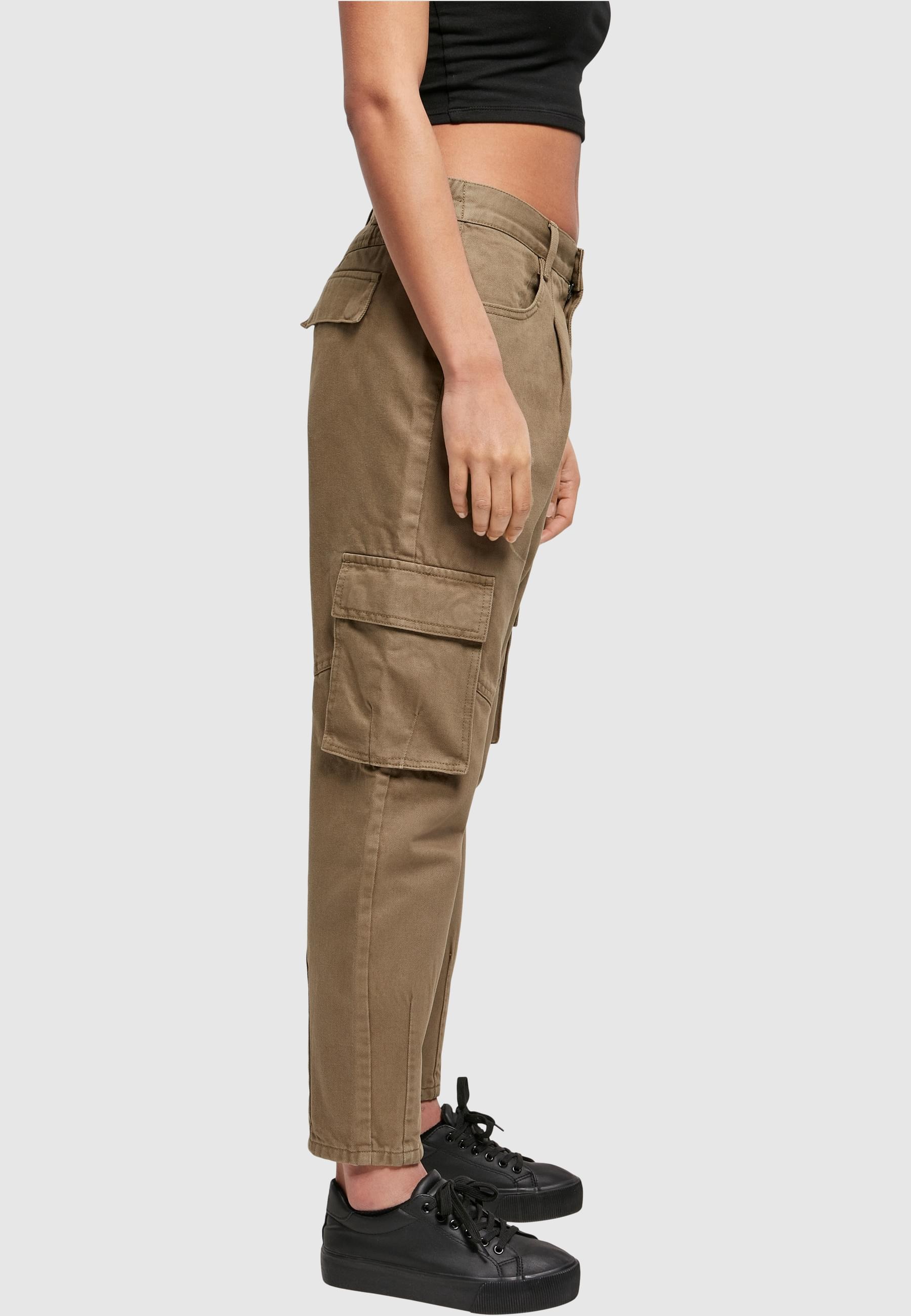 URBAN CLASSICS Cargohose »Urban Classics Damen Ladies Ballon Fit Cargo Twill Pants«, (1 tlg.)