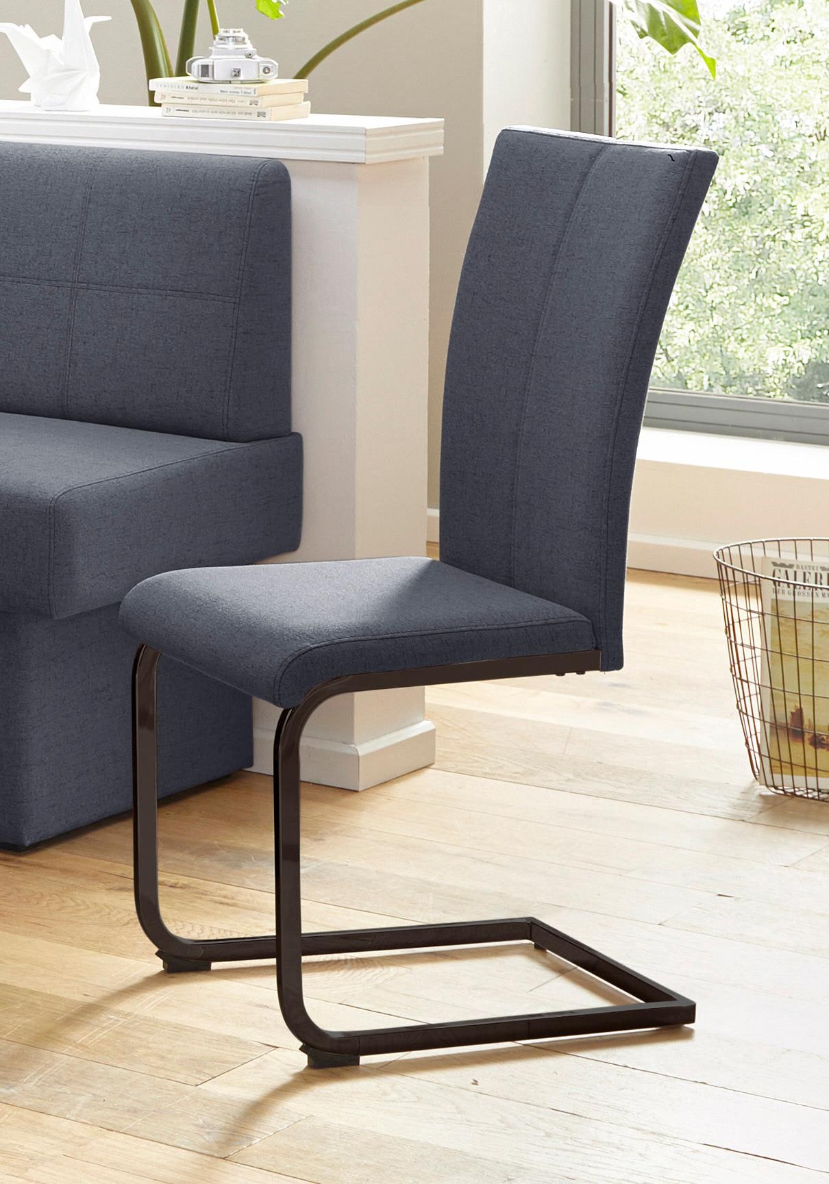 Home affaire Freischwinger "Nils" (Set) 2 Stk.Stuhl belastbar bis 120 Kg, G günstig online kaufen