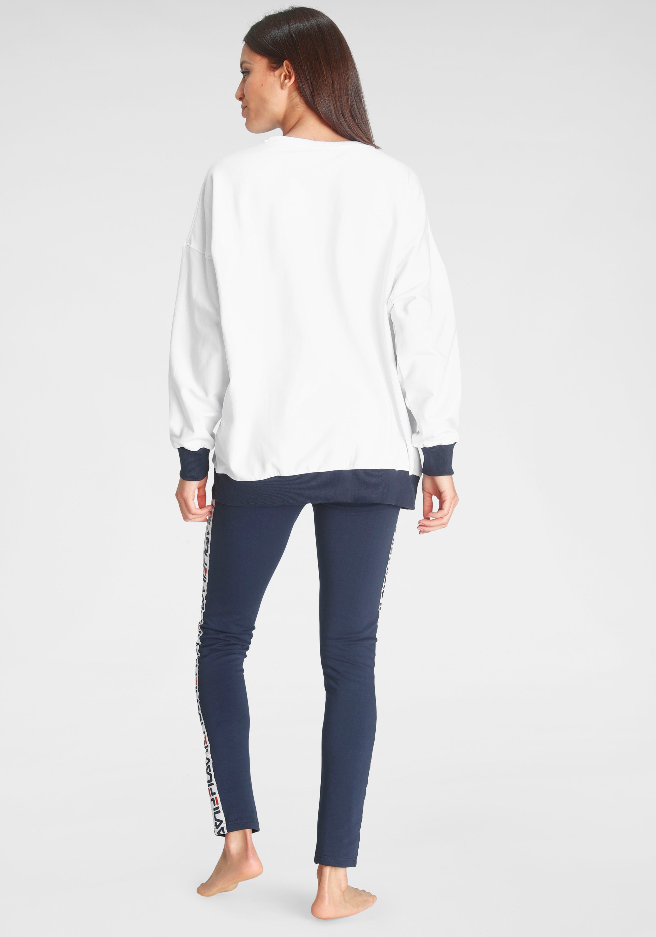 Fila Loungeanzug, 2 Stk. mit Pailetten-Logo-Motiv günstig online kaufen