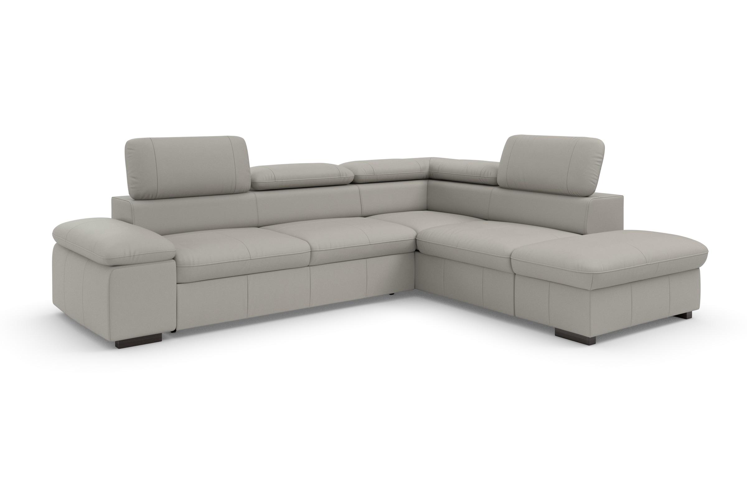 Home affaire Ecksofa »Alberto L-Form«, mit Kopfteilverstellung, wahlweise mit Bettfunktion