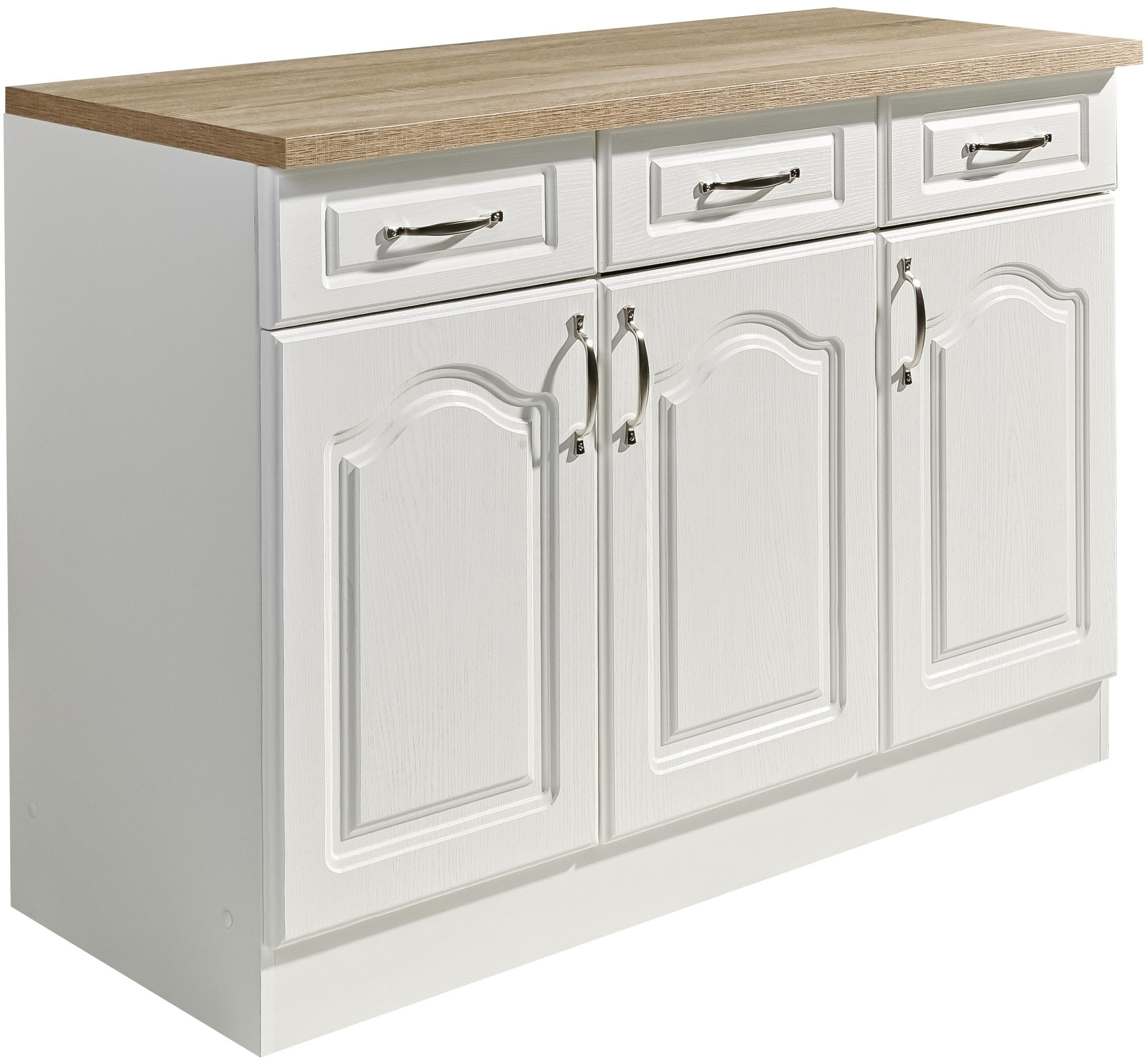 wiho Küchen "Linz" 120 cm breit, in Landhaus-Optik günstig online kaufen