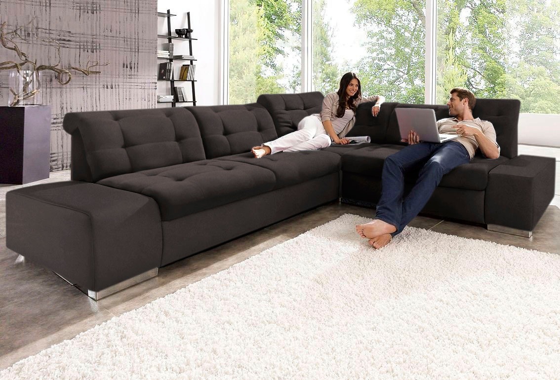 sit&more Ecksofa "Pale L-Form" inklusive Kopfteilverstellung, wahlweise mit günstig online kaufen