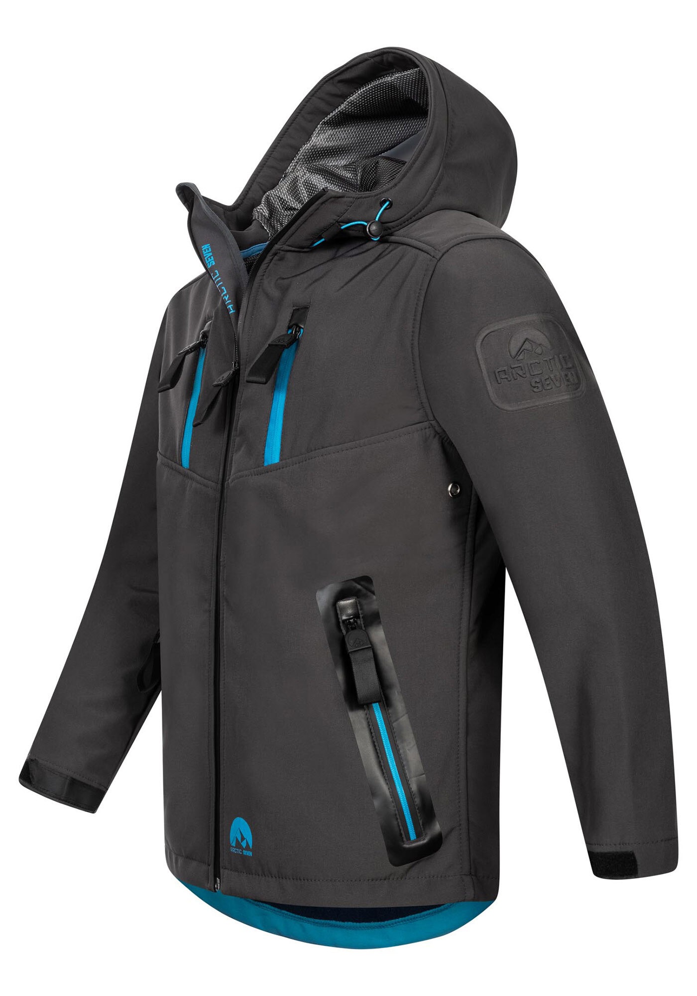 Thumbnail - Arctic Seven Softshelljacke "ASLasaro", mit Fleecestoff innen