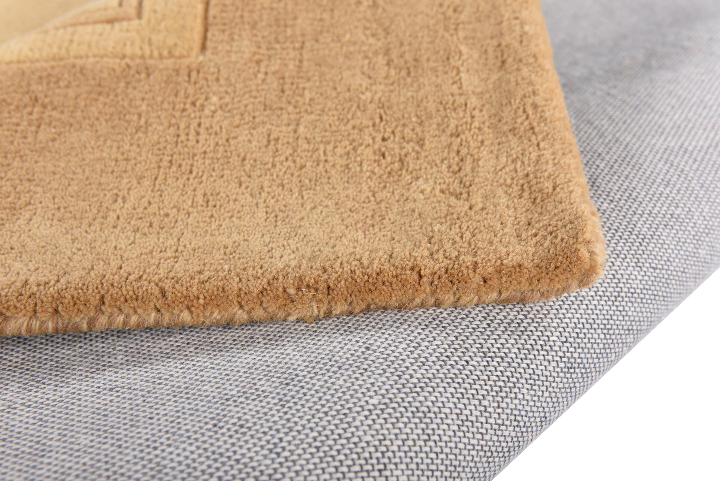 THEKO Wollteppich »Royal Nepali 3029«, rechteckig, 15 mm Höhe, reine Wolle, handgetuftet, modernes Design, mit Bodüre