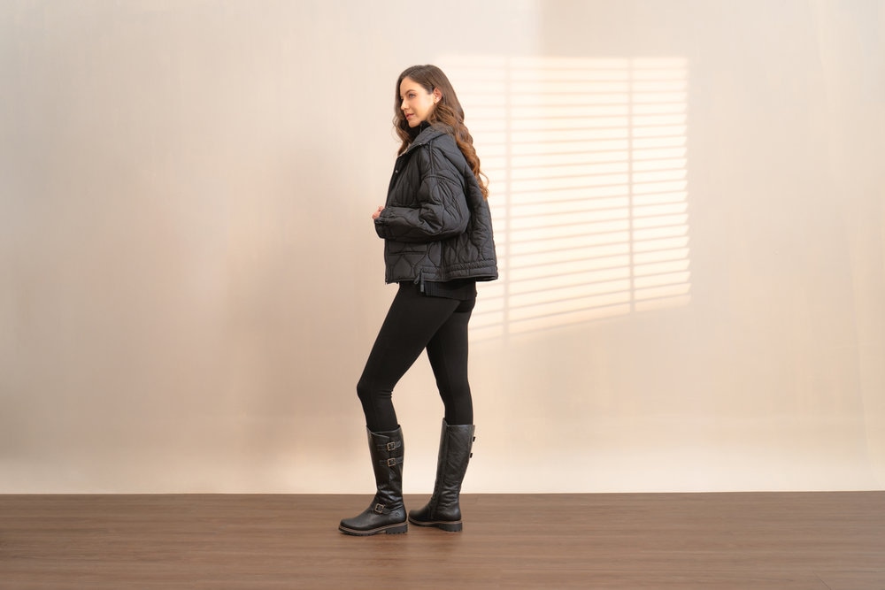 Remonte Winterstiefel, Blockabsatz, Langschaftstiefel, Wechselfußbett, XL-Schaft