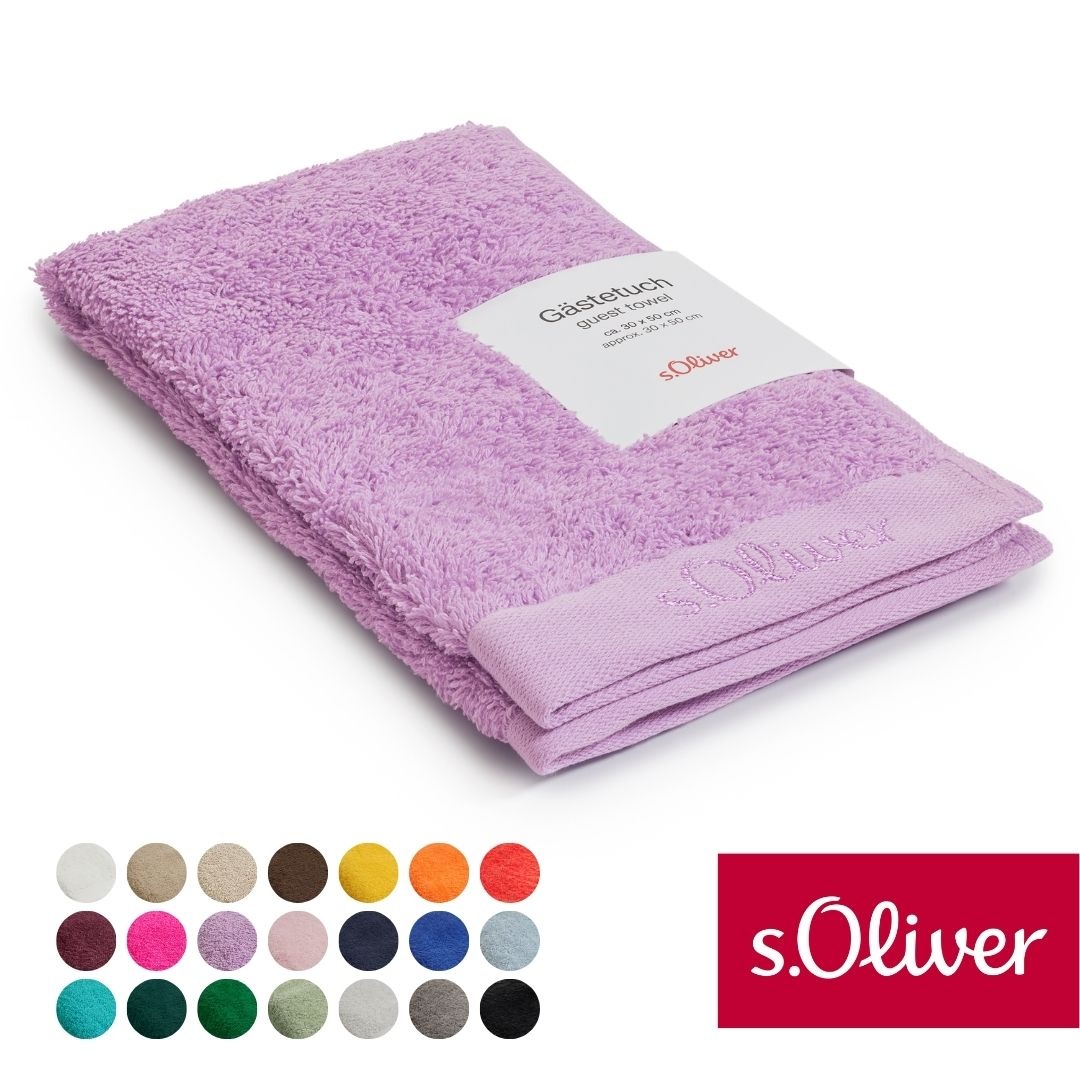 s.Oliver Gästehandtuch "s.Oliver, Premium Qualität, 600 gr/m², auch als Set günstig online kaufen